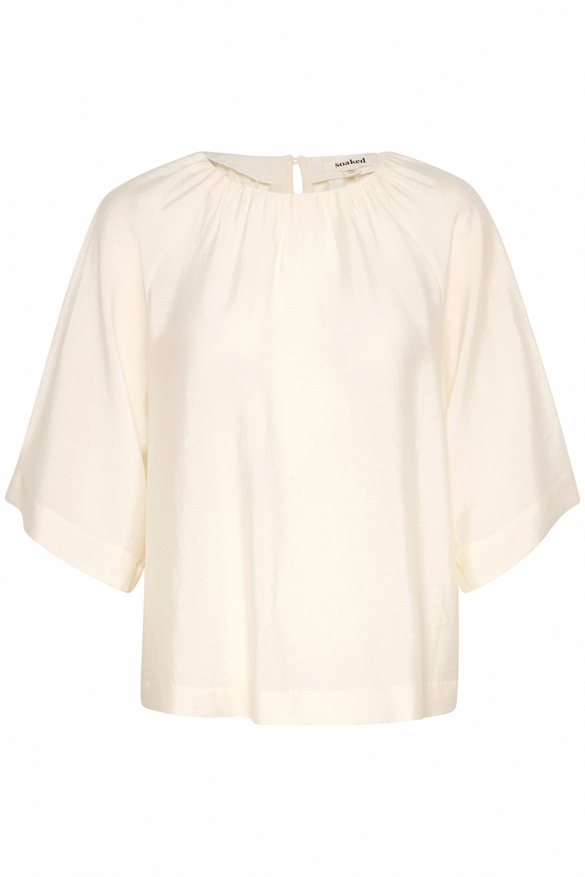 SOAKED IN LUXURY Kurzarmbluse Kurzarm-Bluse SLLeodora