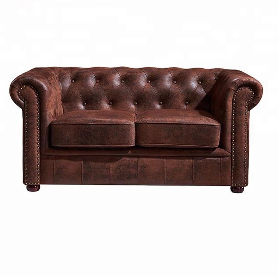 in Europe Made Modern JVmoebel Luxus Neu, Braune Dreisitzer Couch Chesterfield Sofa