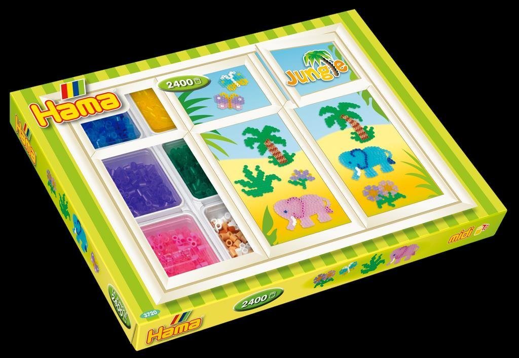 Thumbnail - Hama Bügelperlen Hama Kreativ-Box Dschungel Midi-Bügelperlen