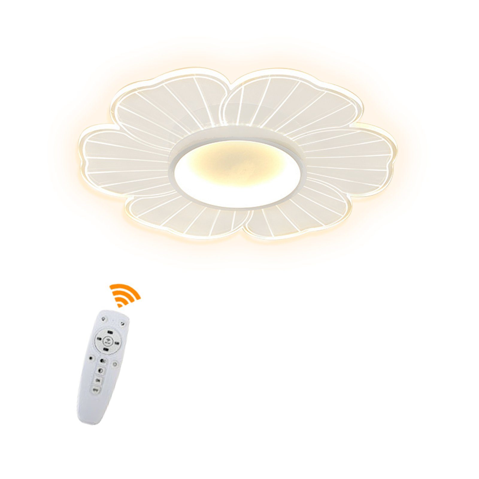 Daskoo Deckenleuchten Wohnzimmer LED Deckenlampe mit günstig online kaufen