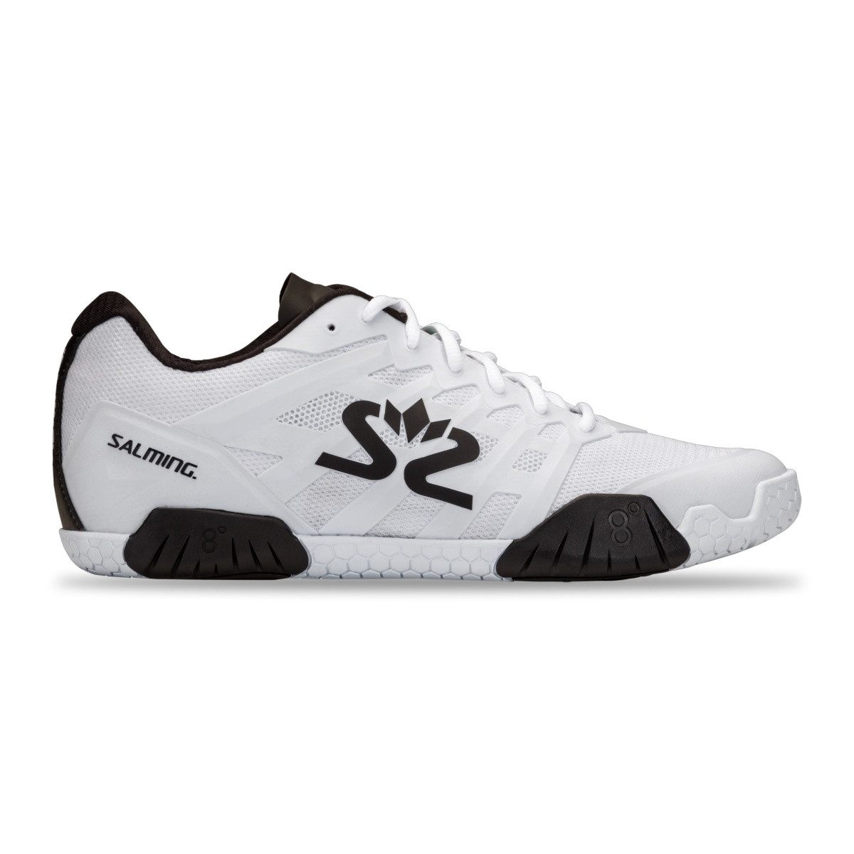 SALMING Hallen-Indoorschuhe Hawk 2 weiss/schwarz Herren Badmintonschuh