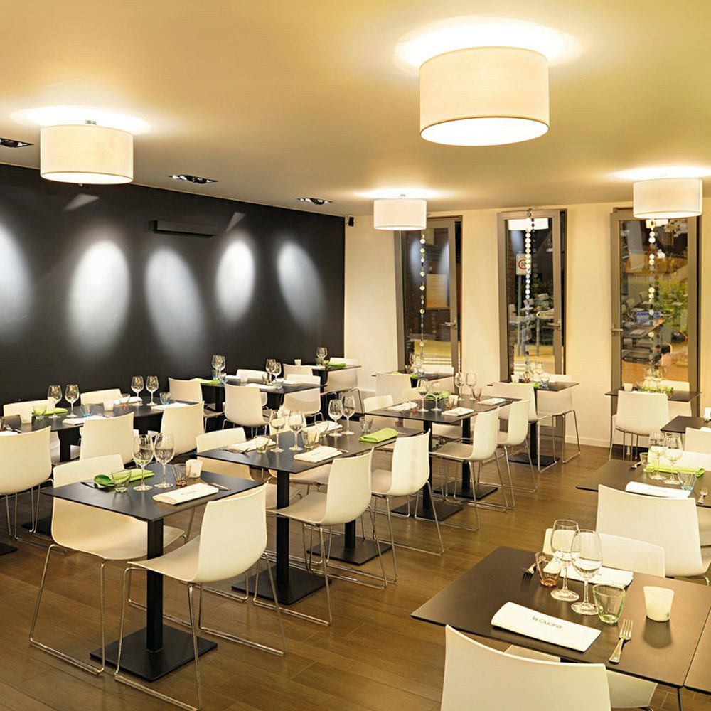 SLV Deckenleuchten Deckenleuchte Soprana, E27, Textil, Stahl, beige