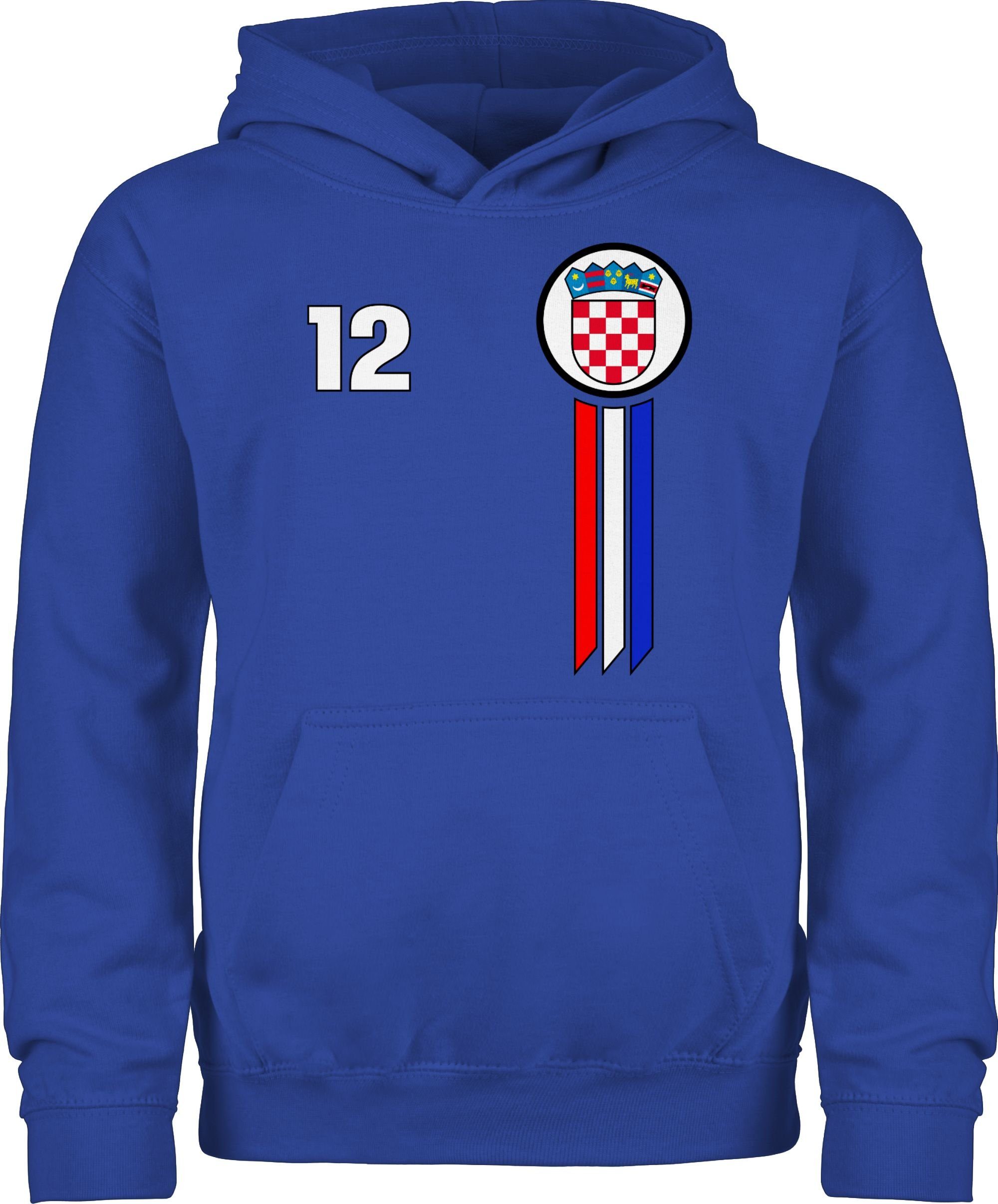 Hoodie 12. Mann Kroatien Emblem