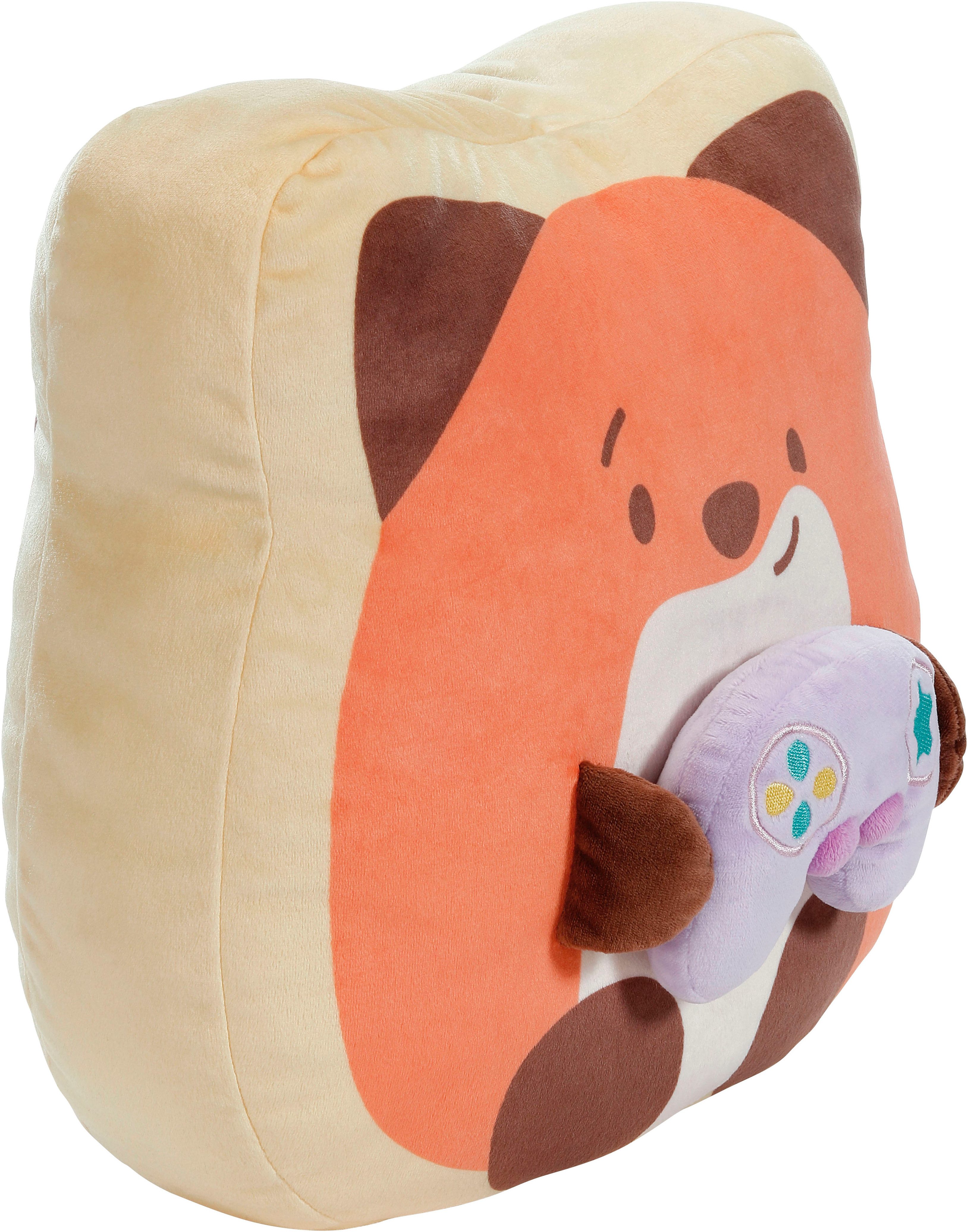 Nici Kuscheltier mymochi, Fuchs Geeks mit Spielkonsole 35x33x12 cm