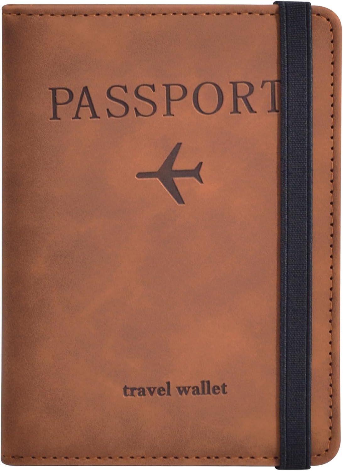 nsihing Geldbörse Reisepasshülle mit RFID-Blocker,Passport Holder für Damen Herren, reisemappe für reisedokumente,ausweistasche Reise dokumente