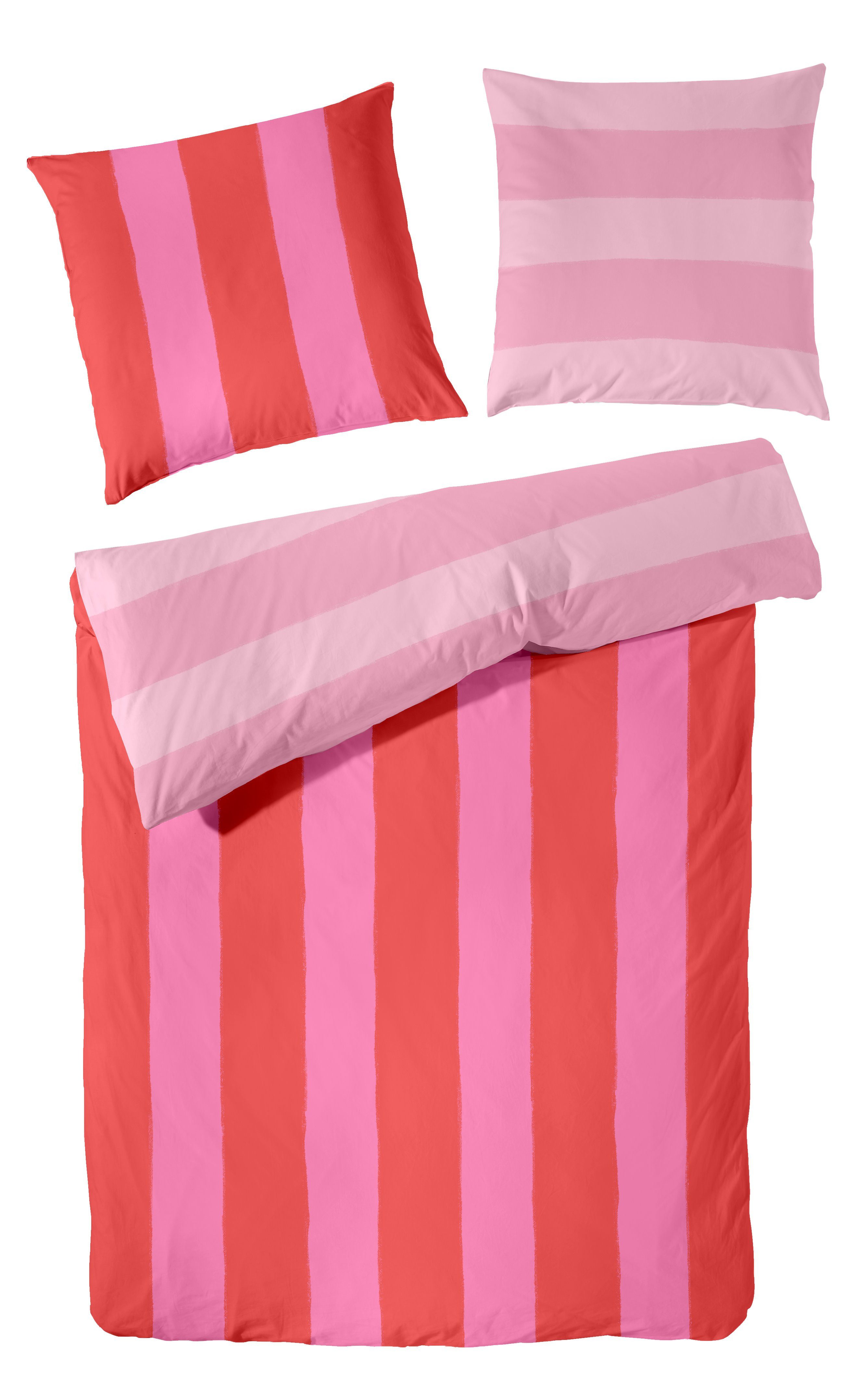 Primera Bettwäsche Renforce-Bettwäsche Color Block, Renforcé, günstig online kaufen