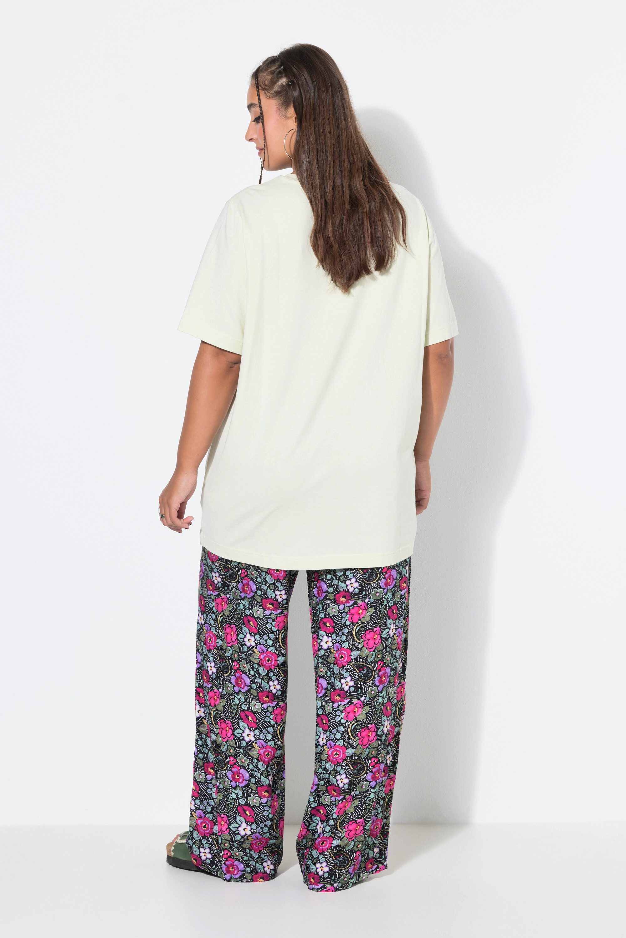 Studio Untold Longshirt Longshirt langer Classic Shape Halbarm