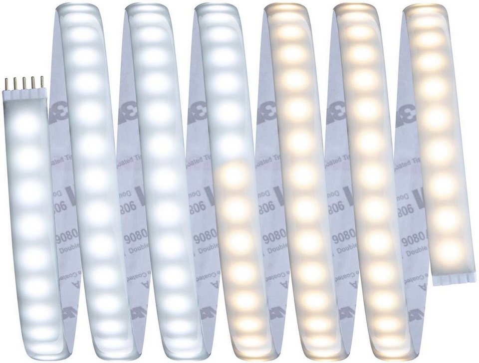 Paulmann LED-Streifen MaxLED 1000 Stripe 2,5m IP44 Cover 2700-6500K 27W 24V  Silber, 1-flammig, Tunable White