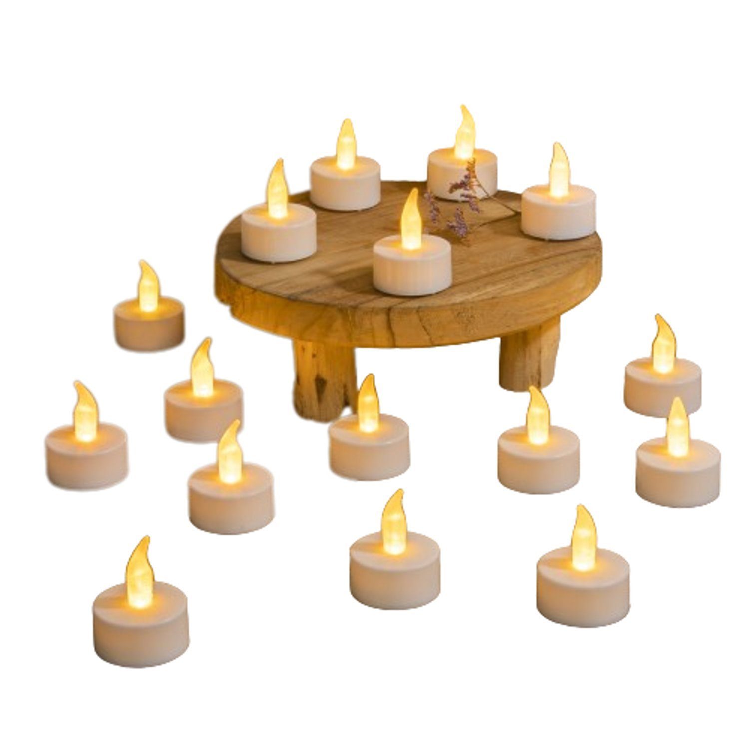 Gravidus LED-Kerze 16-tlg. LED-Teelicht Set batteriebetrieben günstig online kaufen