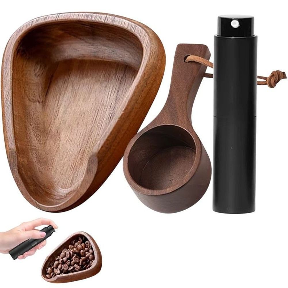 Barista-Set Barista Set Holz Dosing Cup mit Sprühflasche für Kaffeezubereitung DE.