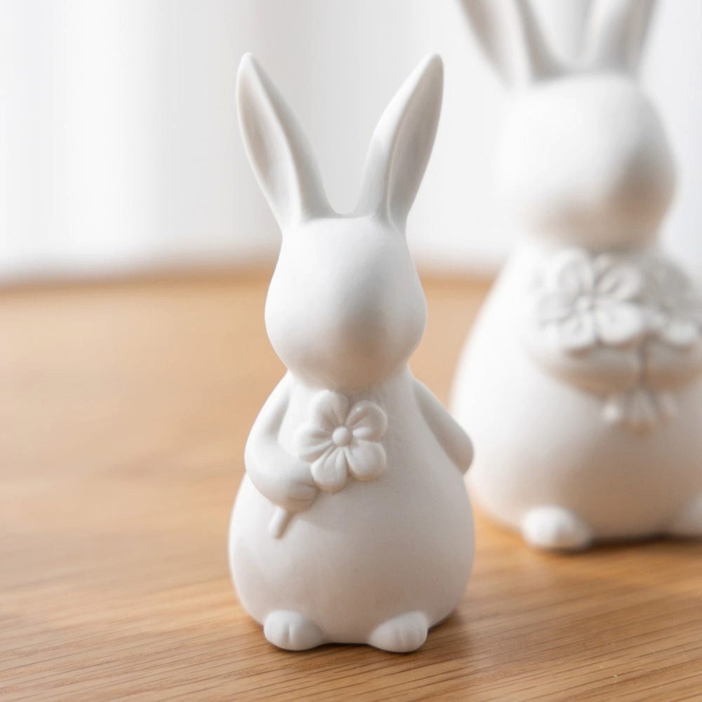 Storefactory Dekoobjekt Osterdekoration Hase Alicia - weiß