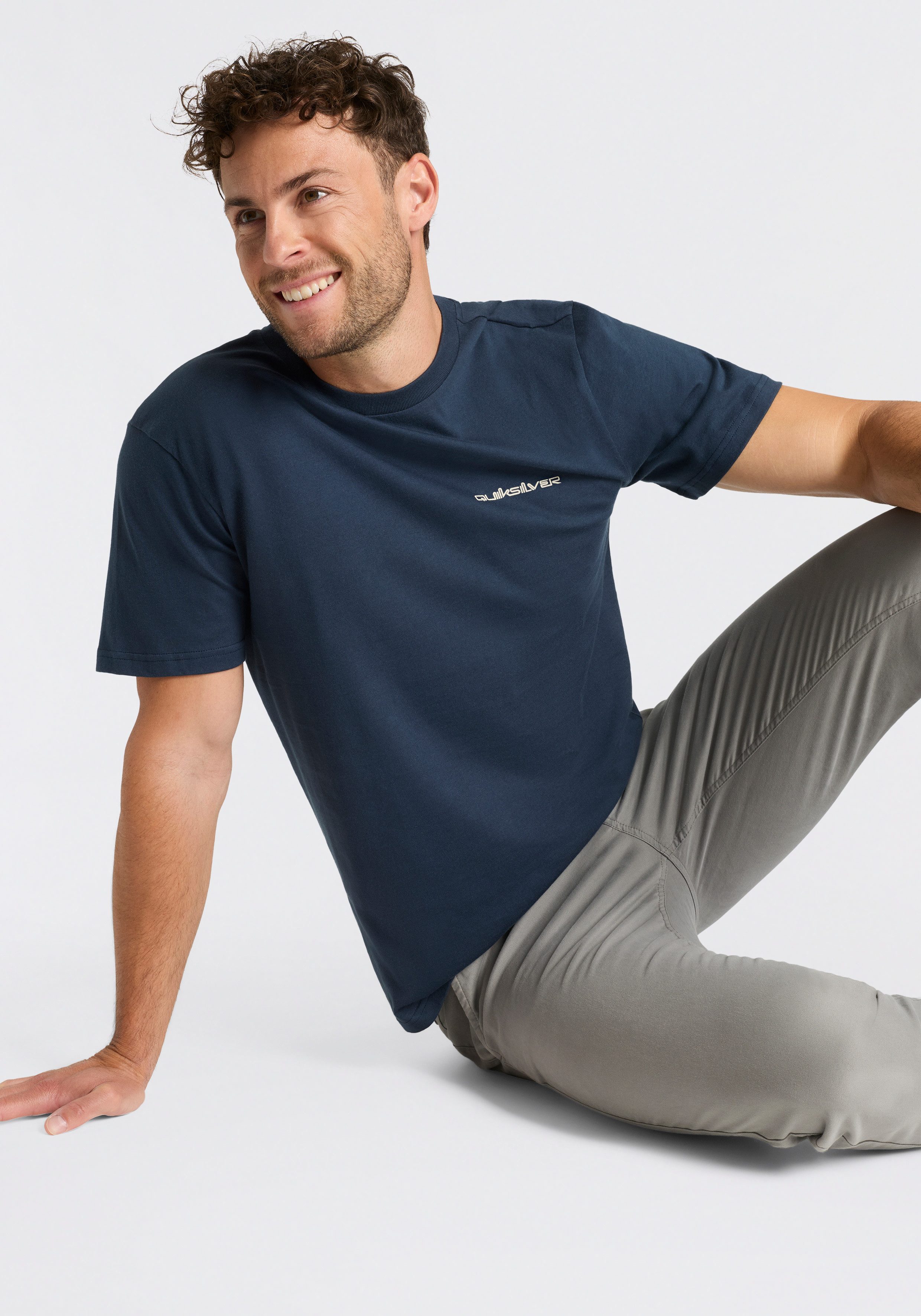 Quiksilver T-Shirt LIGHT WAVES OFF COURSE SHORT SLEEVE PACK (2-tlg) im 2er-Pack, Kurzarm, sportlich, mit Rundhalsausschnitt, aus Jersey – Bild 4 von 5