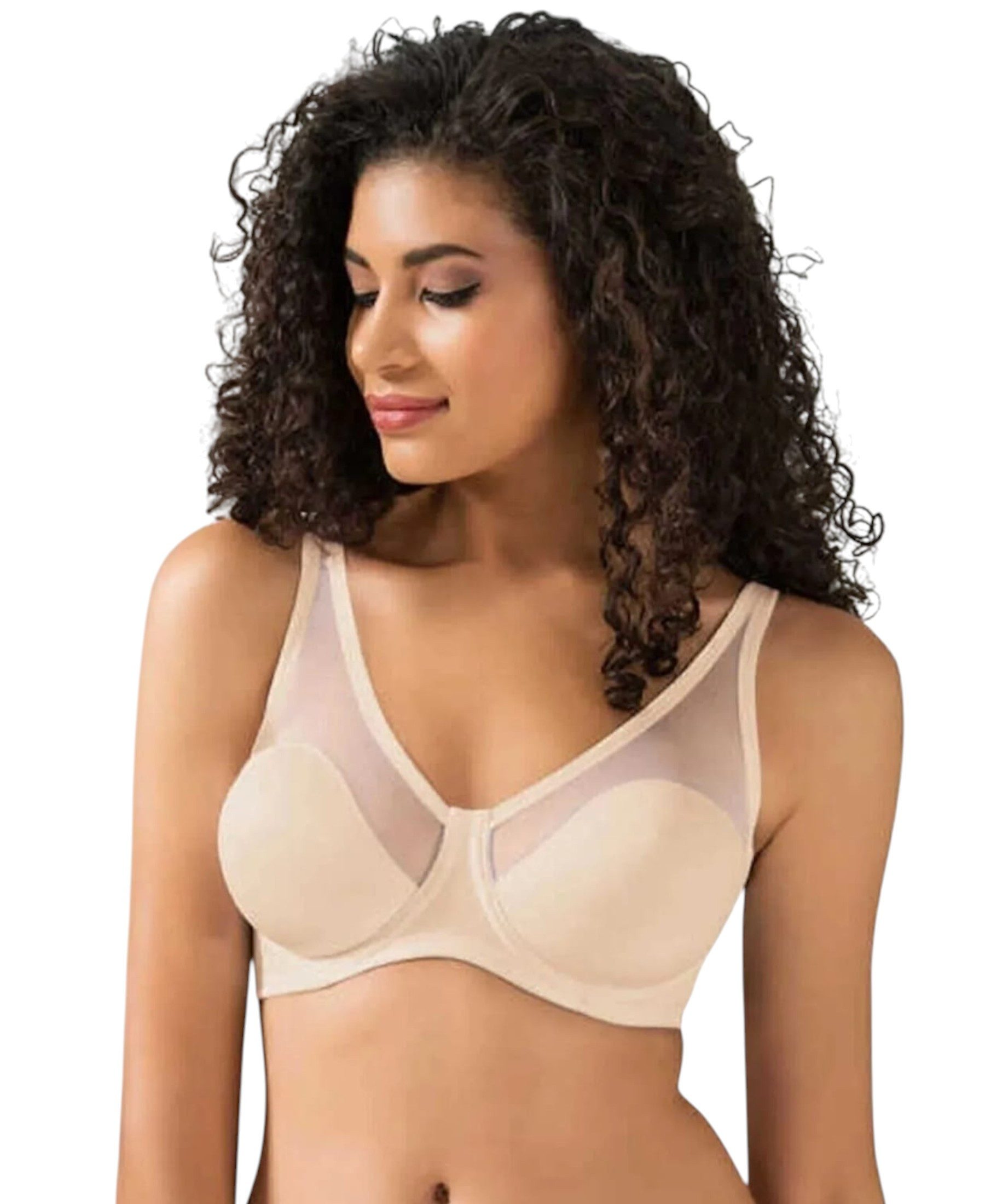 fashionshowcase Bügel-BH BH Soft Cup mit Bügel, Mesh-Einsatz, nahtlos, bequ günstig online kaufen