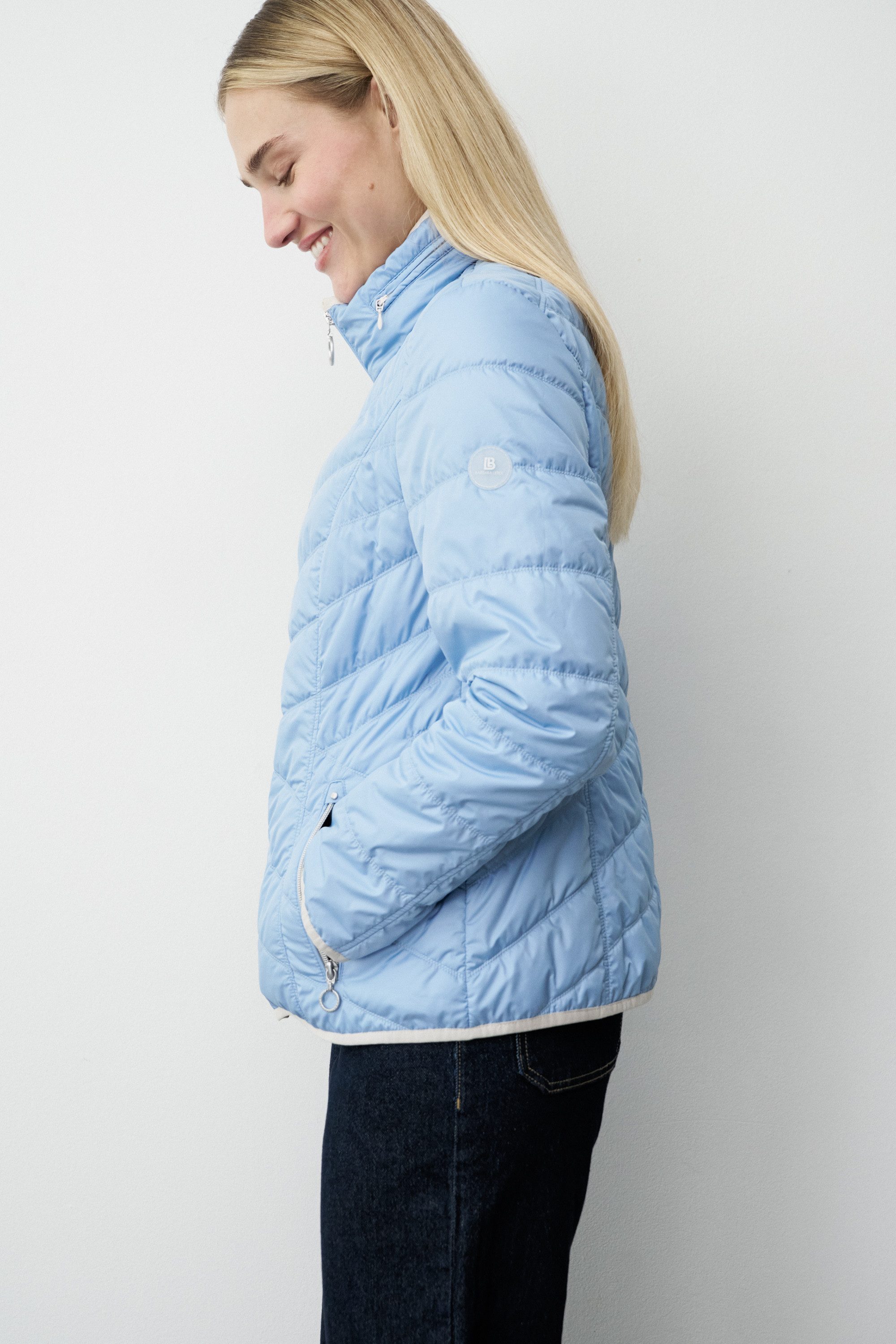 Barbara Lebek Steppjacke Damenjacke oder Frühlingsjacke in Hellblau
