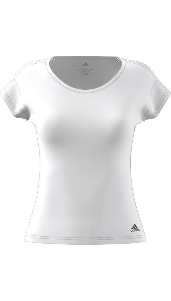 Tennisshirt Barricade #18 weiss Damen
