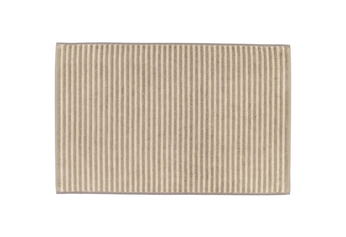 Cawö Duschmatte Two-Tone Stripes 480, 100% Baumwolle