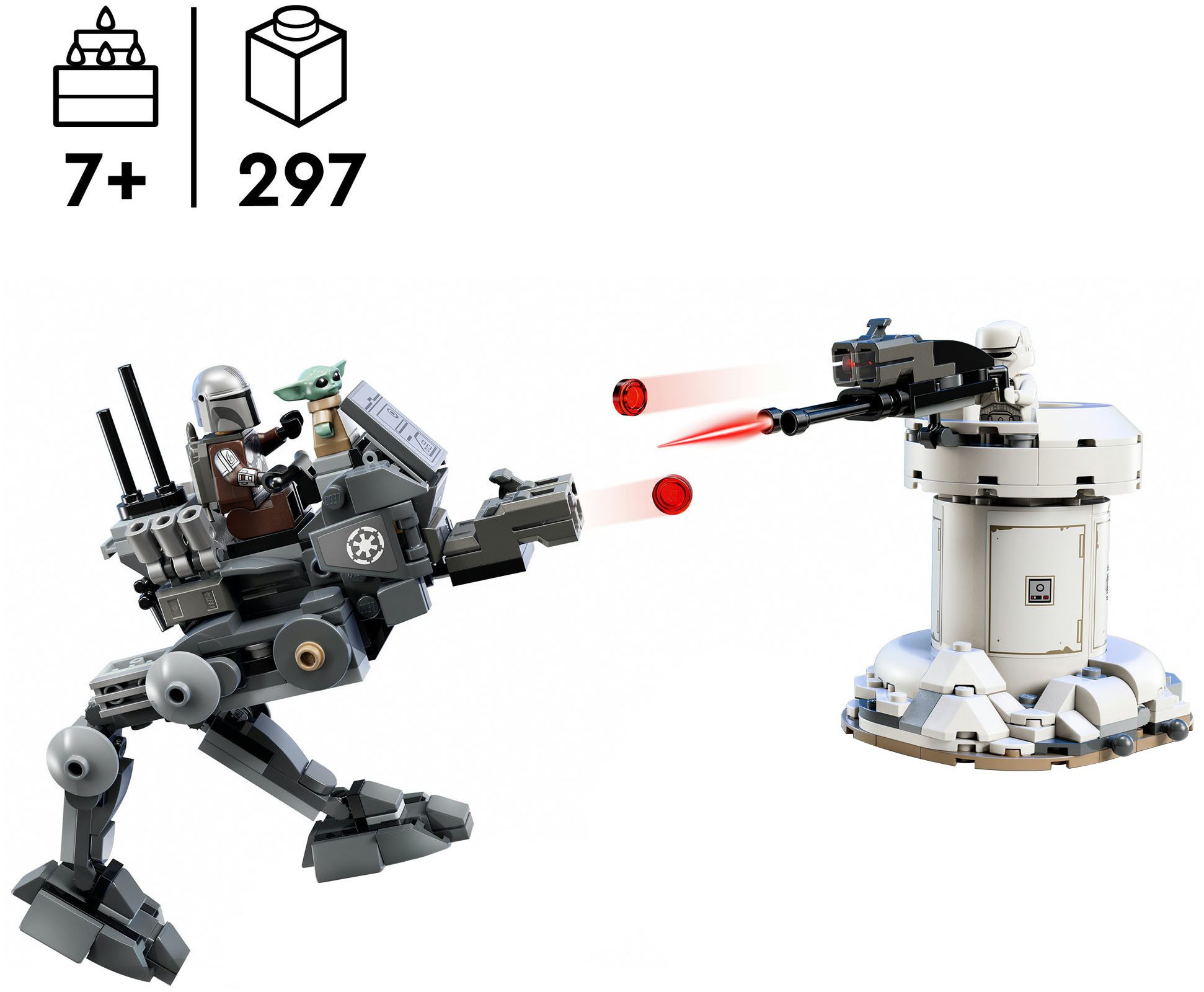 LEGO® Angriff des AT-RT (75444), LEGO Star Wars™ Konstruktionsspielsteine, (297 St)