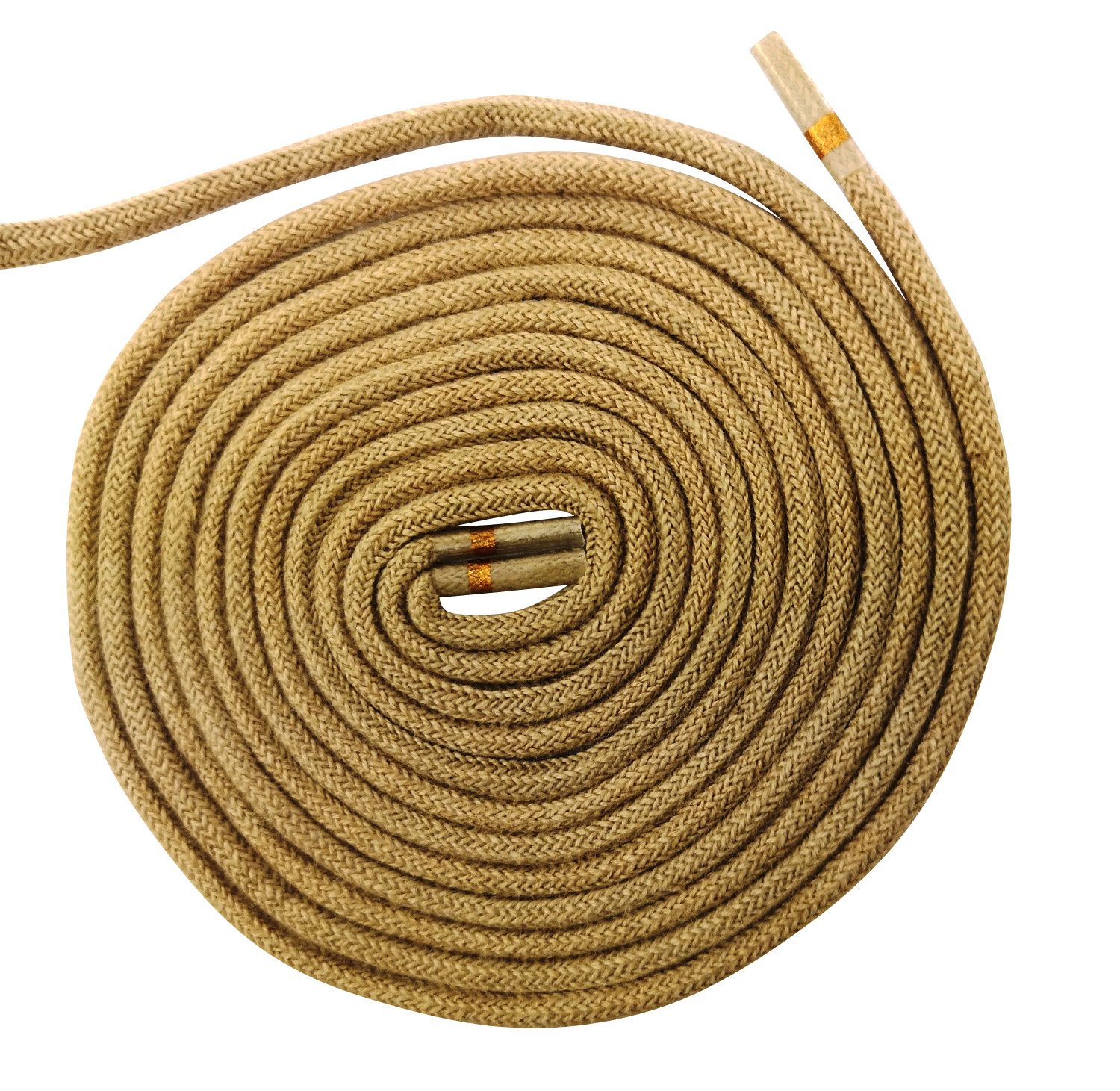 Schnürsenkel Ringelspitz Schnürsenkel rund dünn 2,5mm Länge 90cm Farbe:Creme