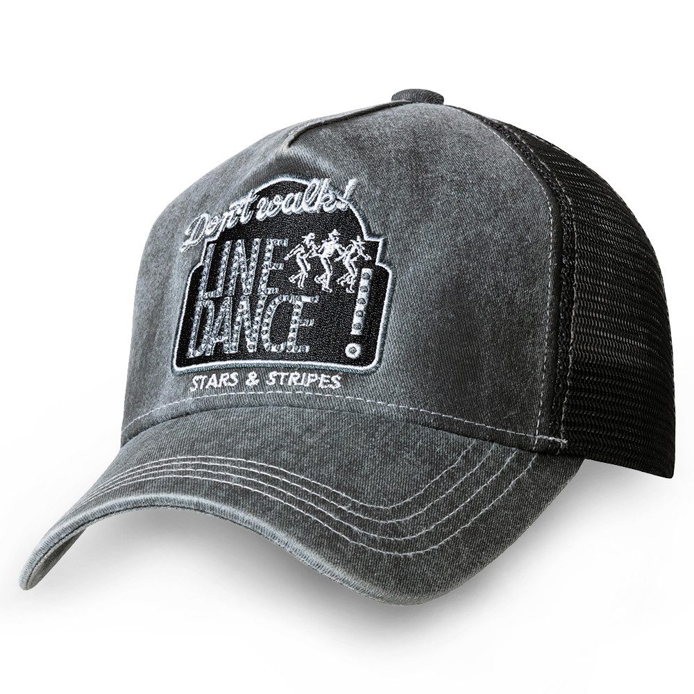 Stars & Stripes Baseball Cap Line Dance bestickt und verziert