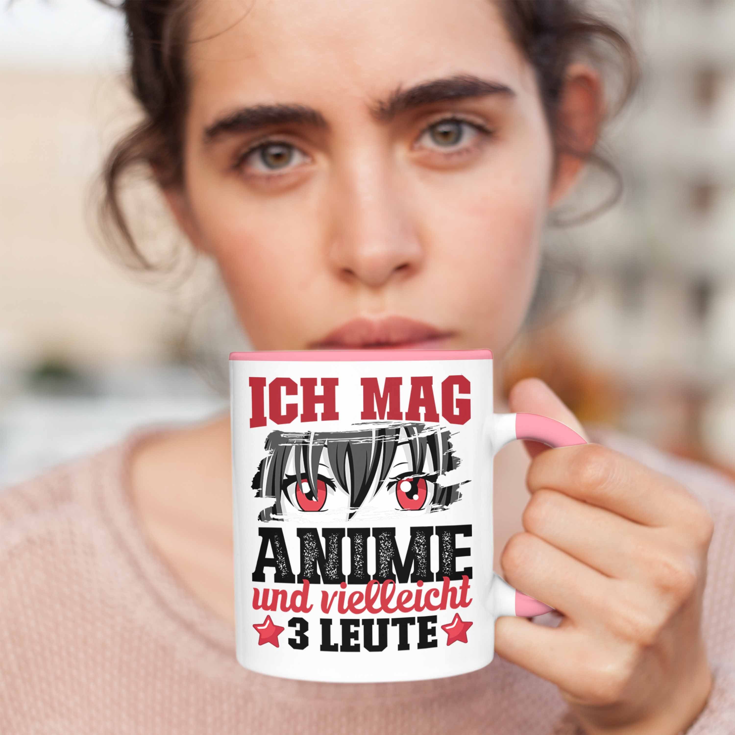 Trendation Tasse Anime Mag Geschenkidee Vi Rosa Ich Anime Geschenk Und Anime-Liebhaber Tasse