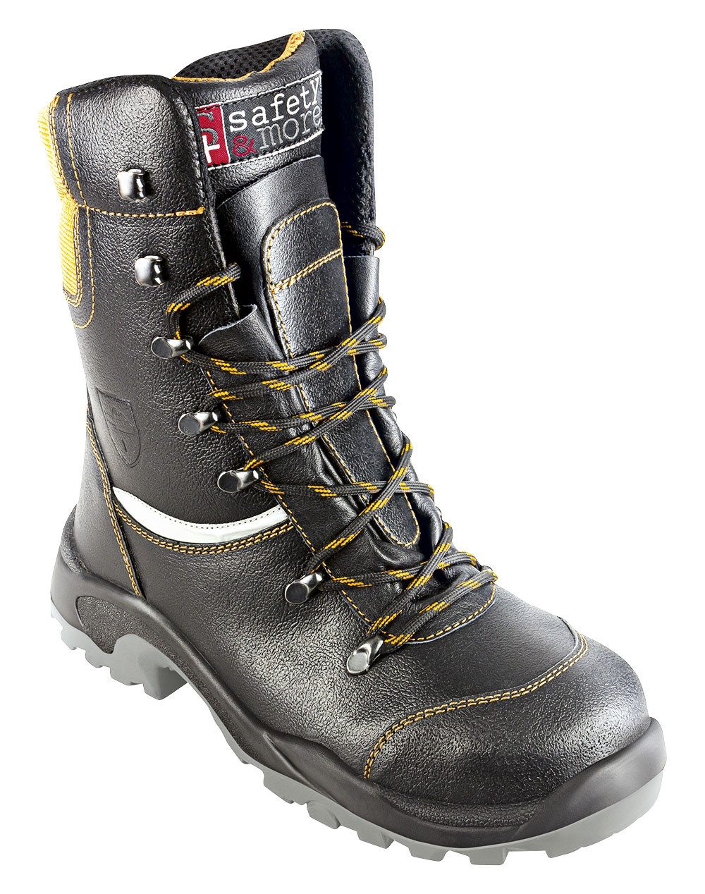 safety& more safety & more Schnittschutzstiefel S3 Schnittschutzstiefel