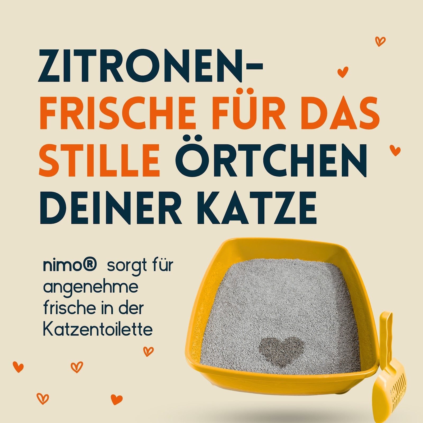 nimo Geruchsentferner Katzenklo Geruchsentferner (1-St), schützt vor Bildung neuer Gerüche