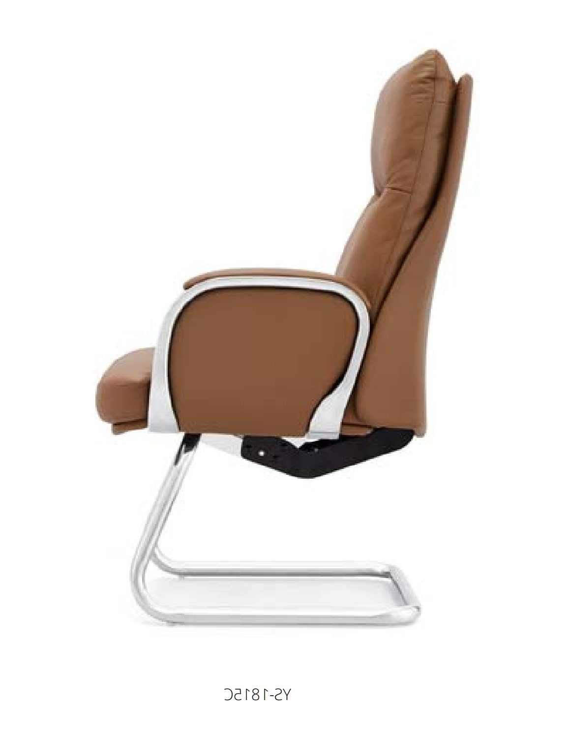 Xlmoebel Freischwinger XLMOEBEL Kunstleder Stuhl Schwarz – Modernes Design und Komfort, Made in Europa