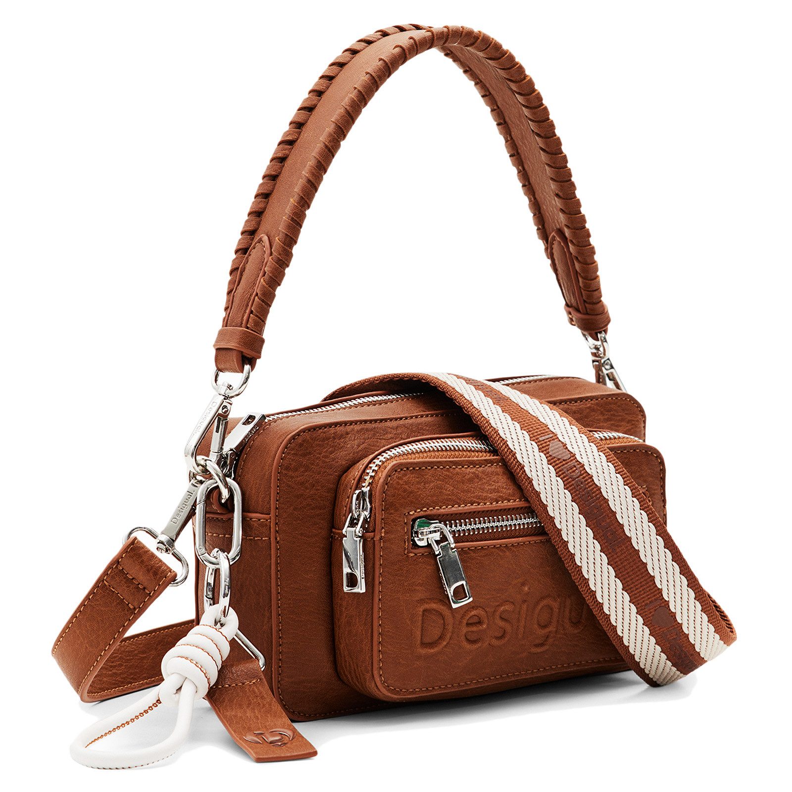 Desigual Umhängetasche Umhängetasche Schultertasche Bag Half Logo 24 Cambri günstig online kaufen