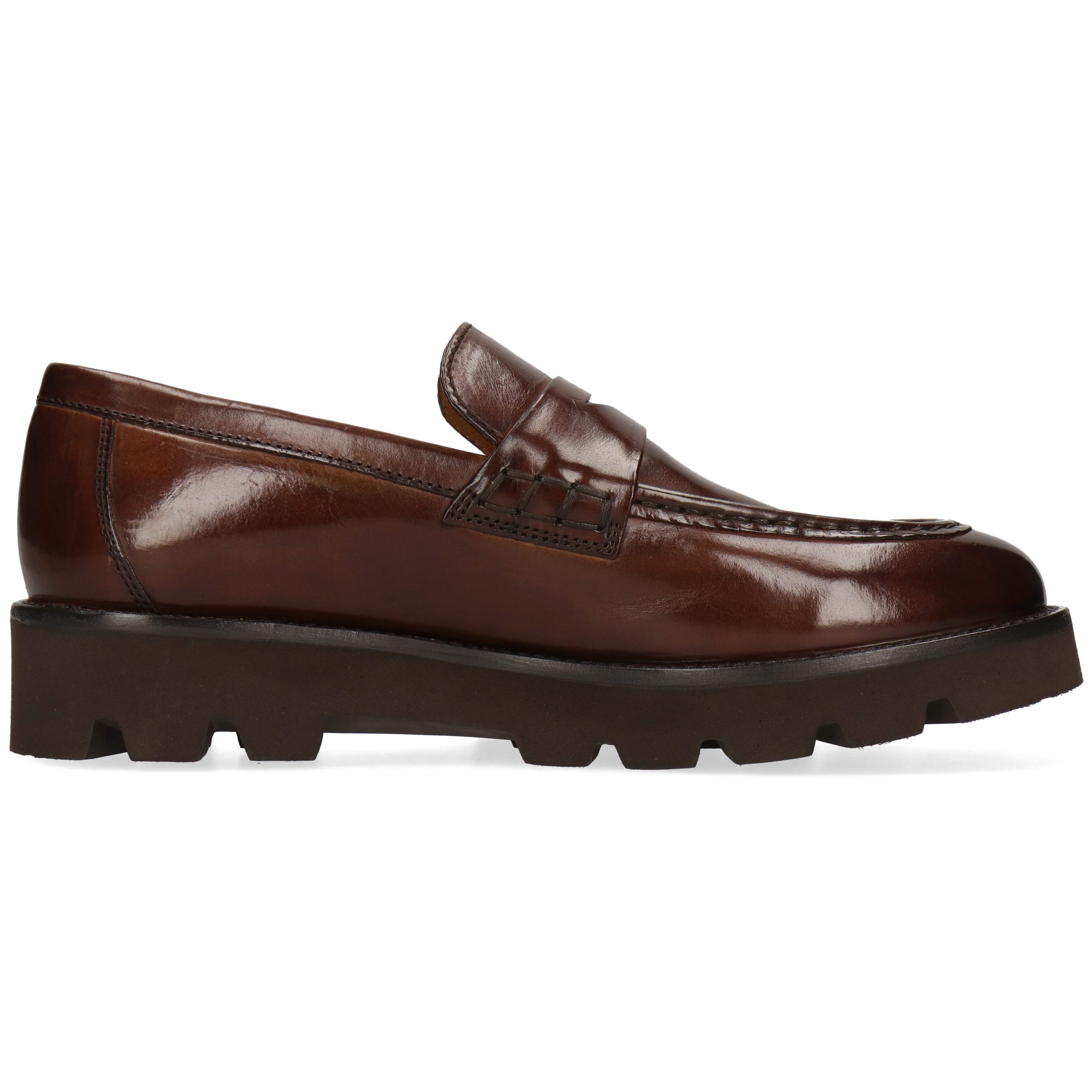 Melvin & Hamilton Jade 6 Leder-Loafers für Damen Loafer Plateausohlen, Echtes Leder, Vegetabile Gerbung