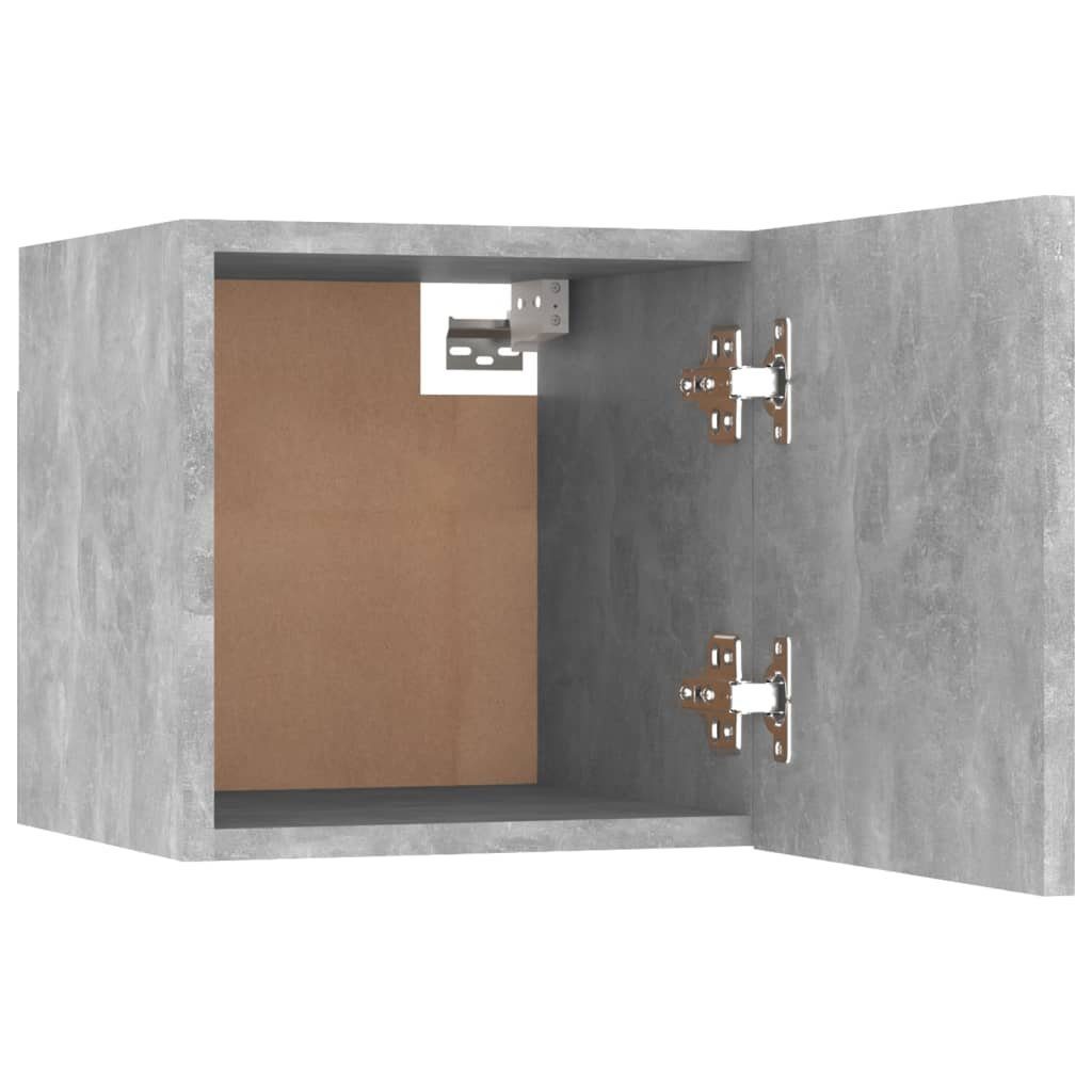 furnicato TV-Schrank 6-tlg. TV-Schrank-Set Holzwerkstoff Betongrau