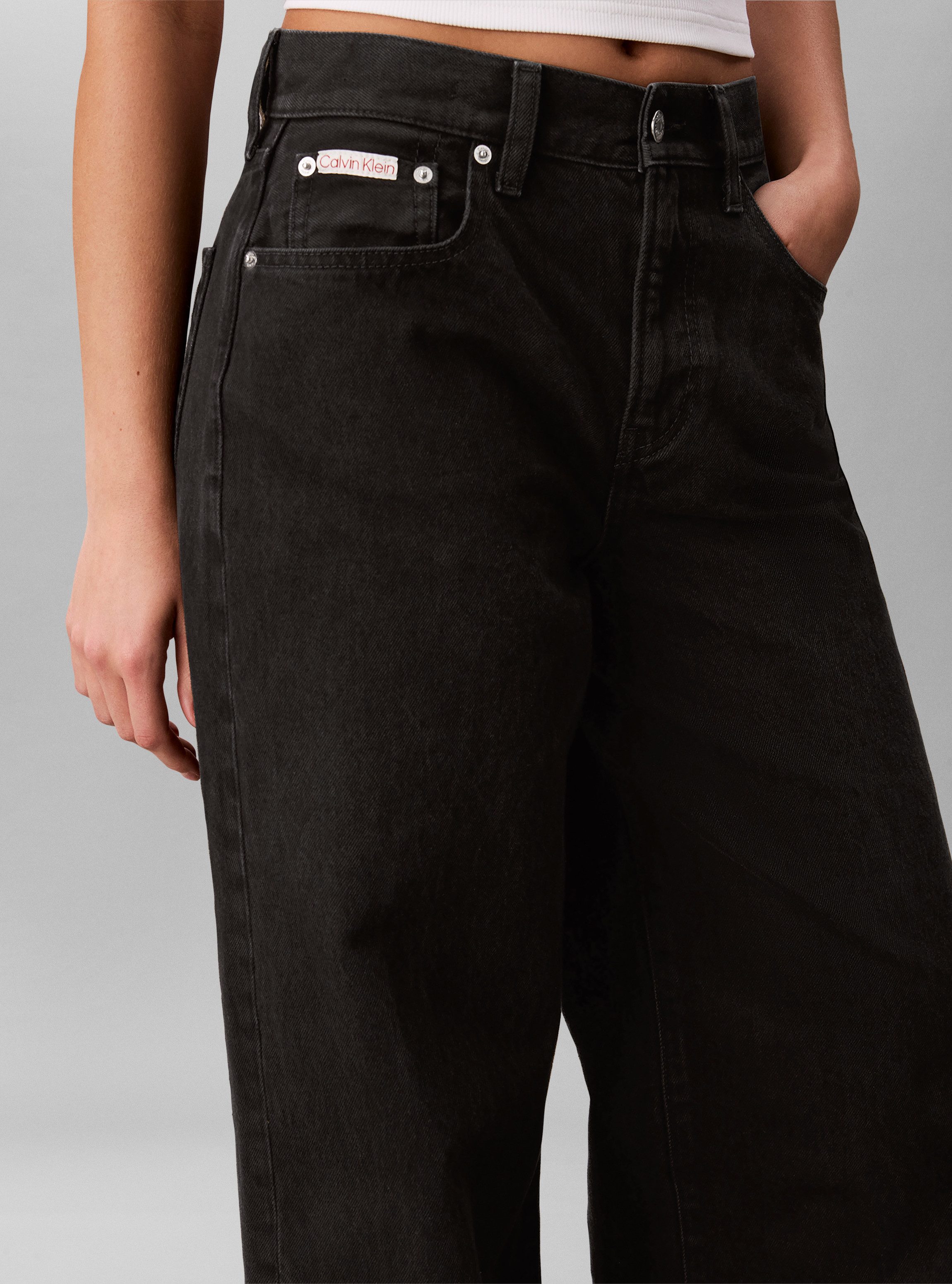 Calvin Klein Jeans Weite Jeans THE WIDE LEG Regular fit mit ausgestelltem Bein – Bild 3 von 5