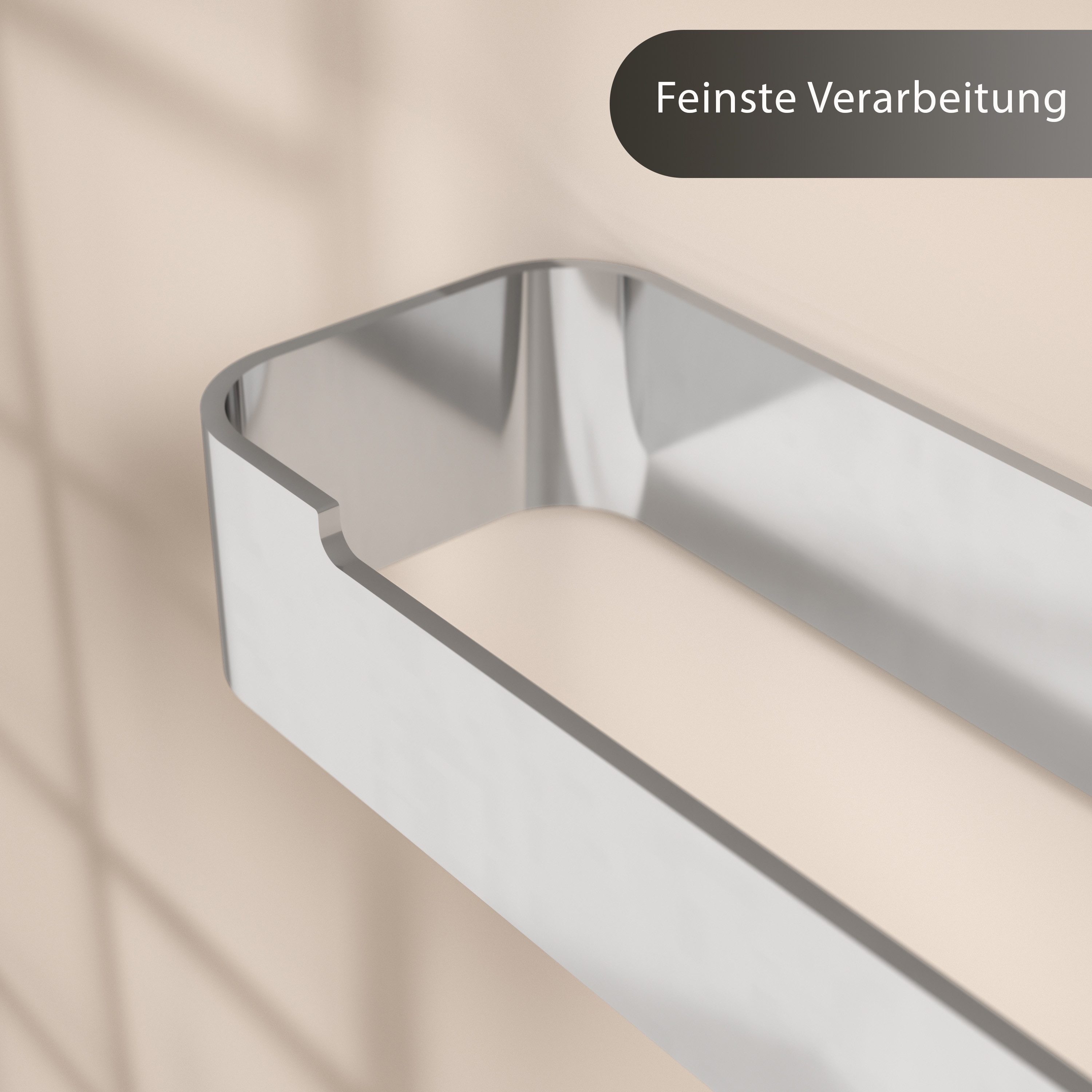 Dolvhin Toilettenpapierhalter ohne Bohren Klopapierhalter Selbstklebend WC Klorollenhalter Edelstahl, zum Kleben inkl. extra starkem 3M Klebestreifen – Bild 3 von 5