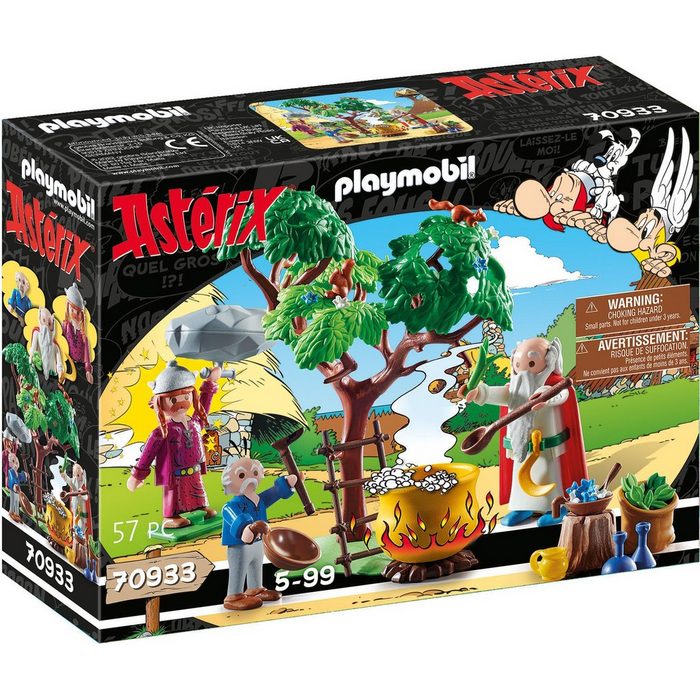 Playmobil® Konstruktions-Spielset Miraculix mit Zaubertrank (70933) Asterix (57 St) Made in Germany ZN11070