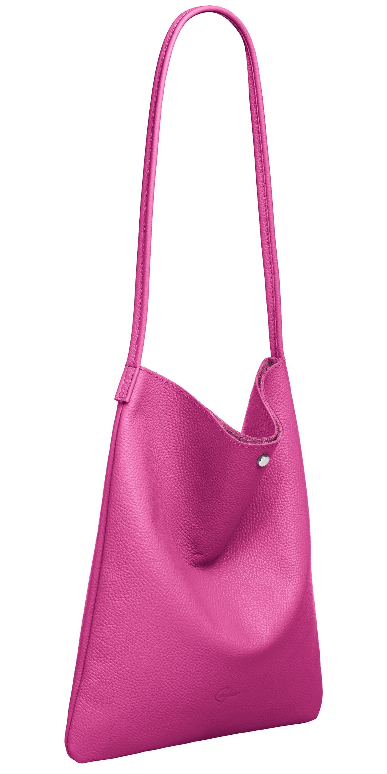 Schultertasche Mittelgroßer Leder Shopper Damen Tasche - CLASSIC LINE - Modell No.822