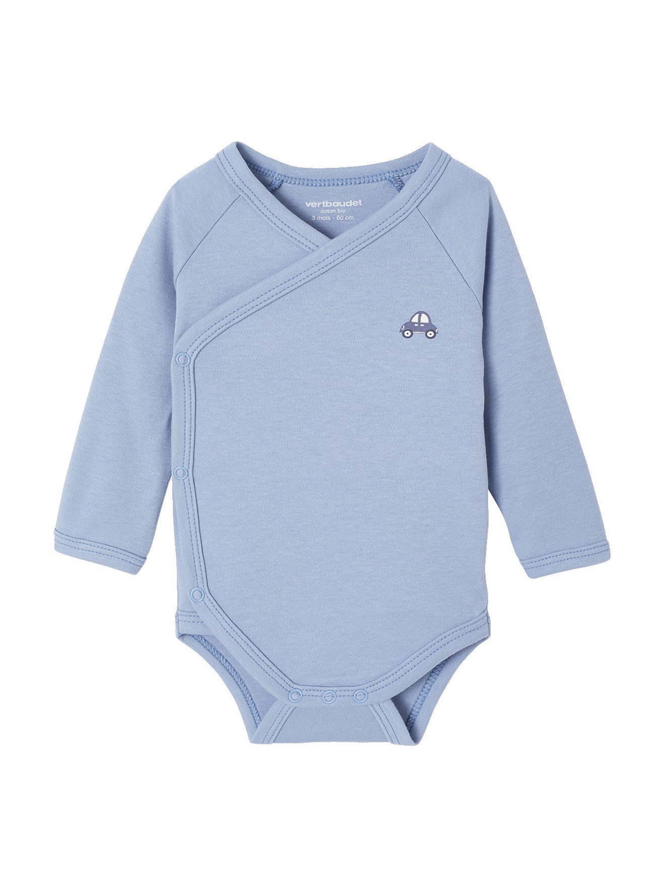 vertbaudet Body 5er-Pack Baby Wickelbodys, Langarm 5er-Pack – Bild 3 von 5