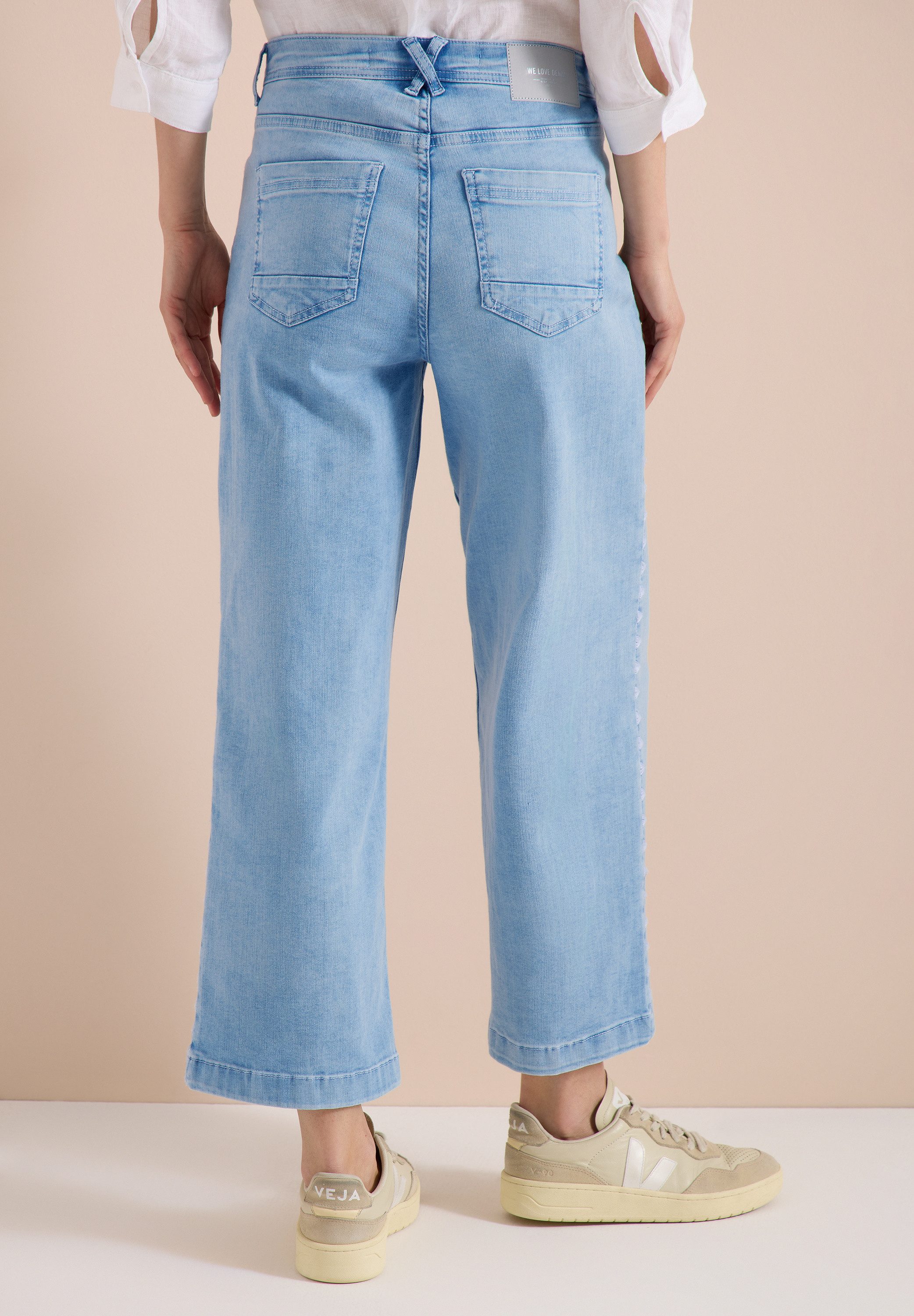 CECIL Loose-fit-Jeans mit Wide Legs