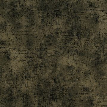 SCHÖNER LEBEN. Stoff Baumwolljersey Digitaldruck Strukturoptik army grün schwarz 1,5m, allergikergeeignet