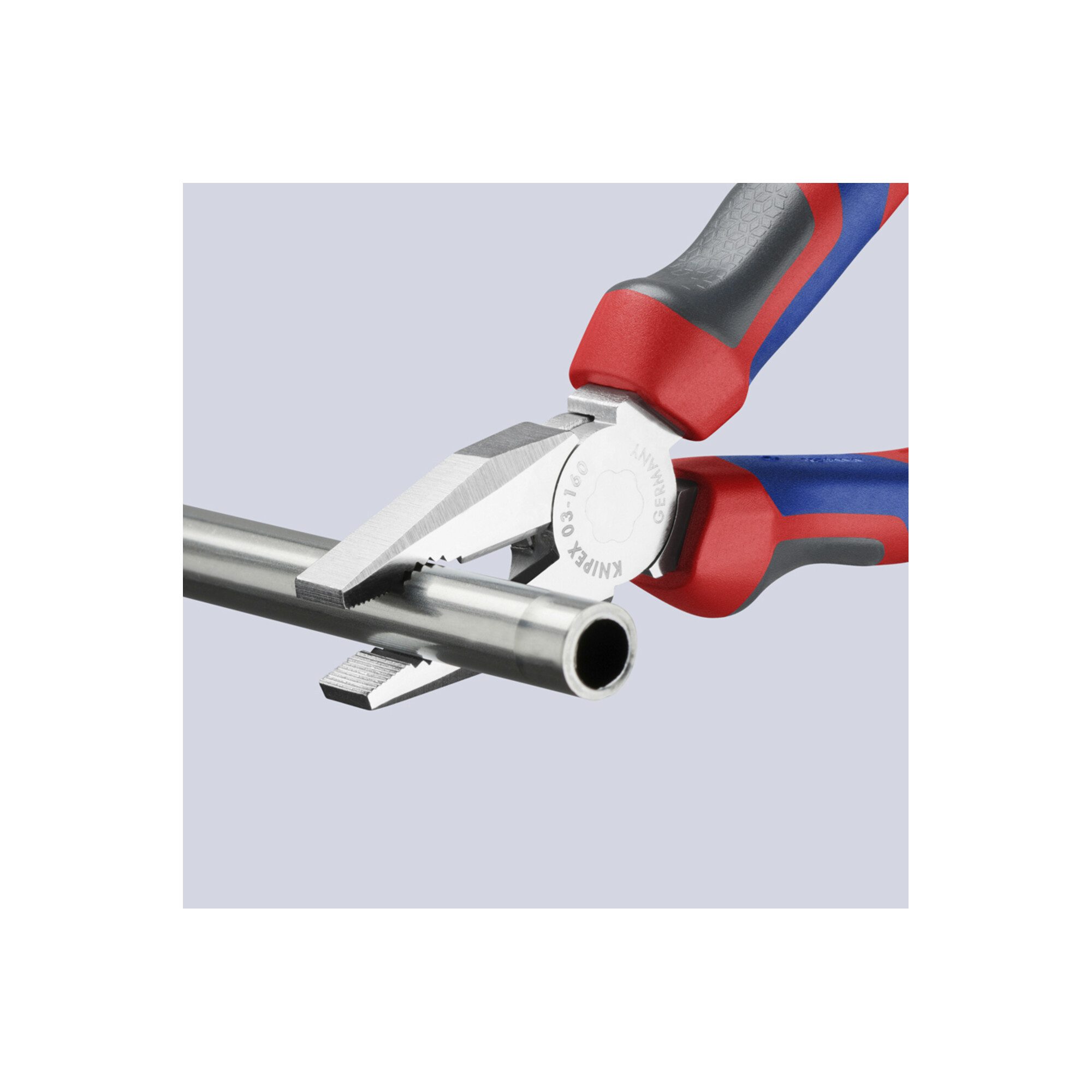 Knipex Kombizange KNIPEX 03 05 160 Kombizange mit Comfort-Griffen verchromt 160 mm