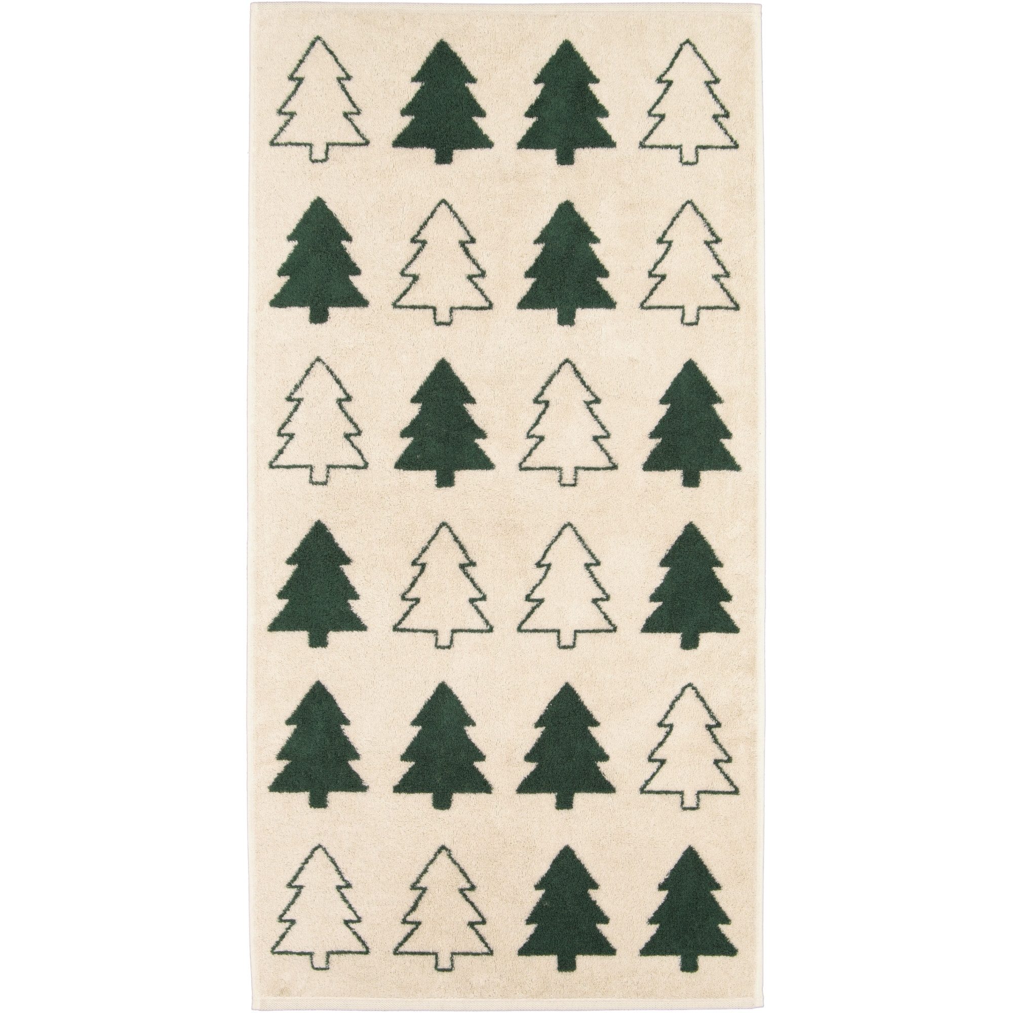 Cawö Handtücher Christmas Edition Tannenbäume 794, 100% Baumwolle (1-St)