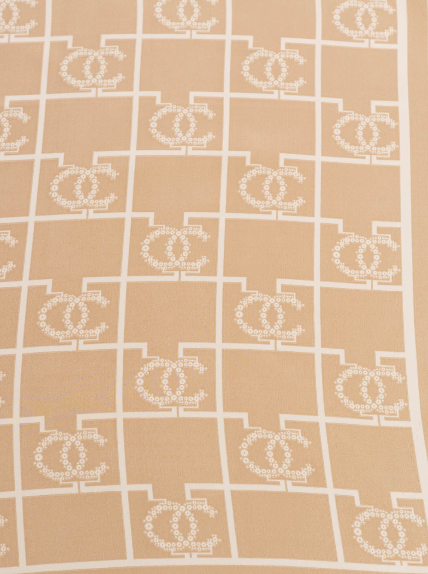 Zwillingsherz Nickituch "Luxury", geometrisches Muster, glänzende Oberfläche