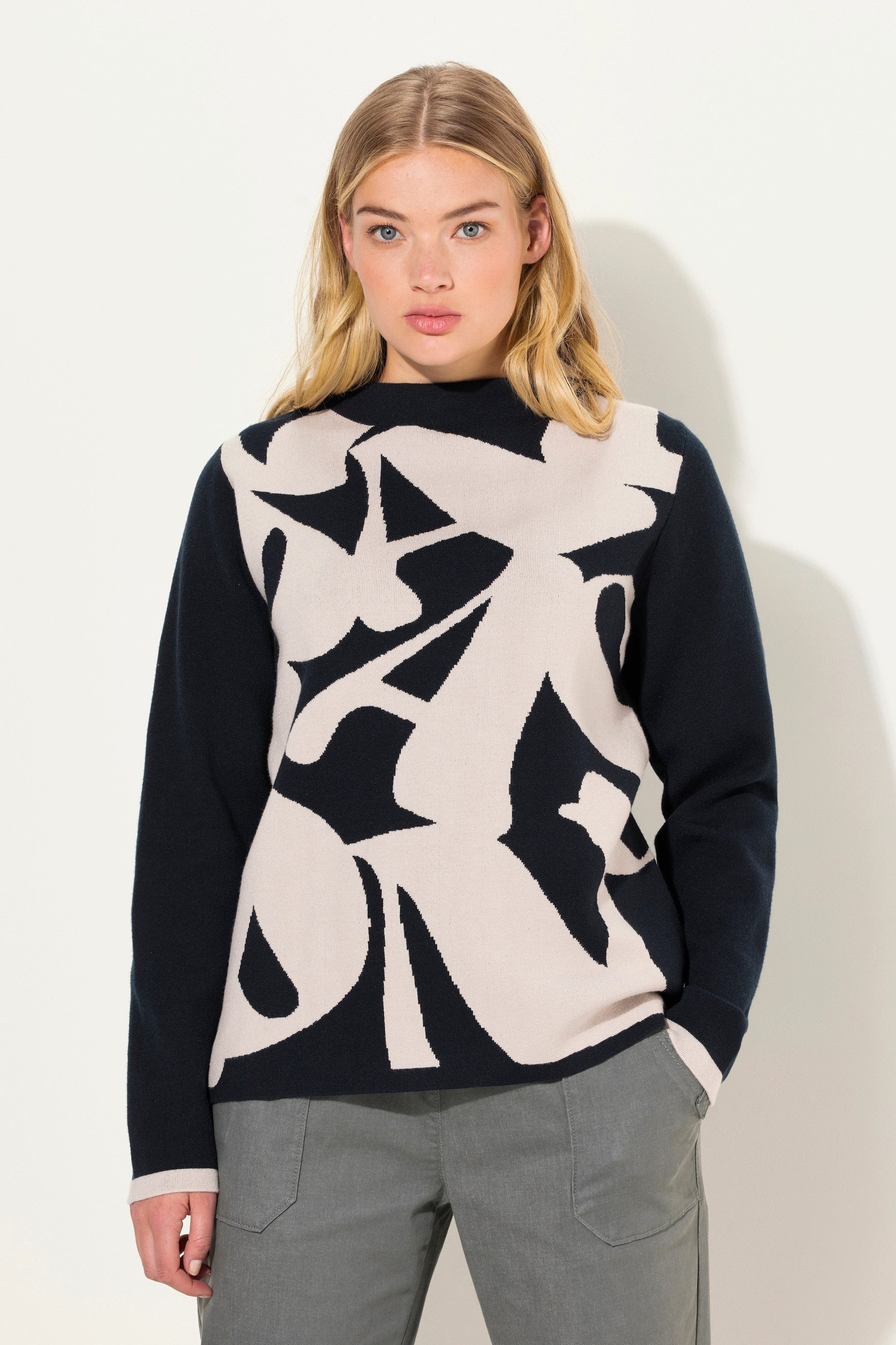 Strickpullover Strickpullover Turtleneck Langarm