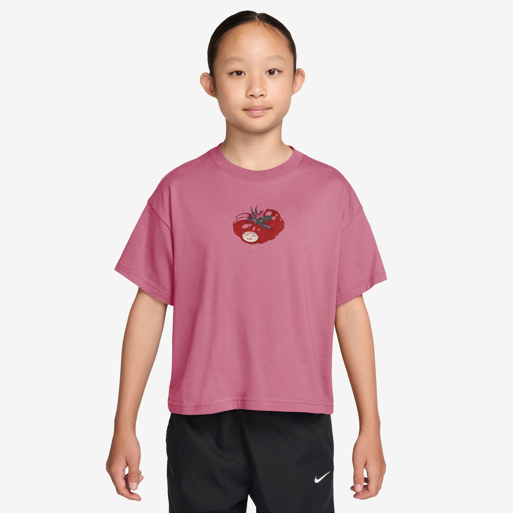 Nike Sportswear T-Shirt G NSW TEE OC BOXY TOMATO für Mädchen und Jugendliche