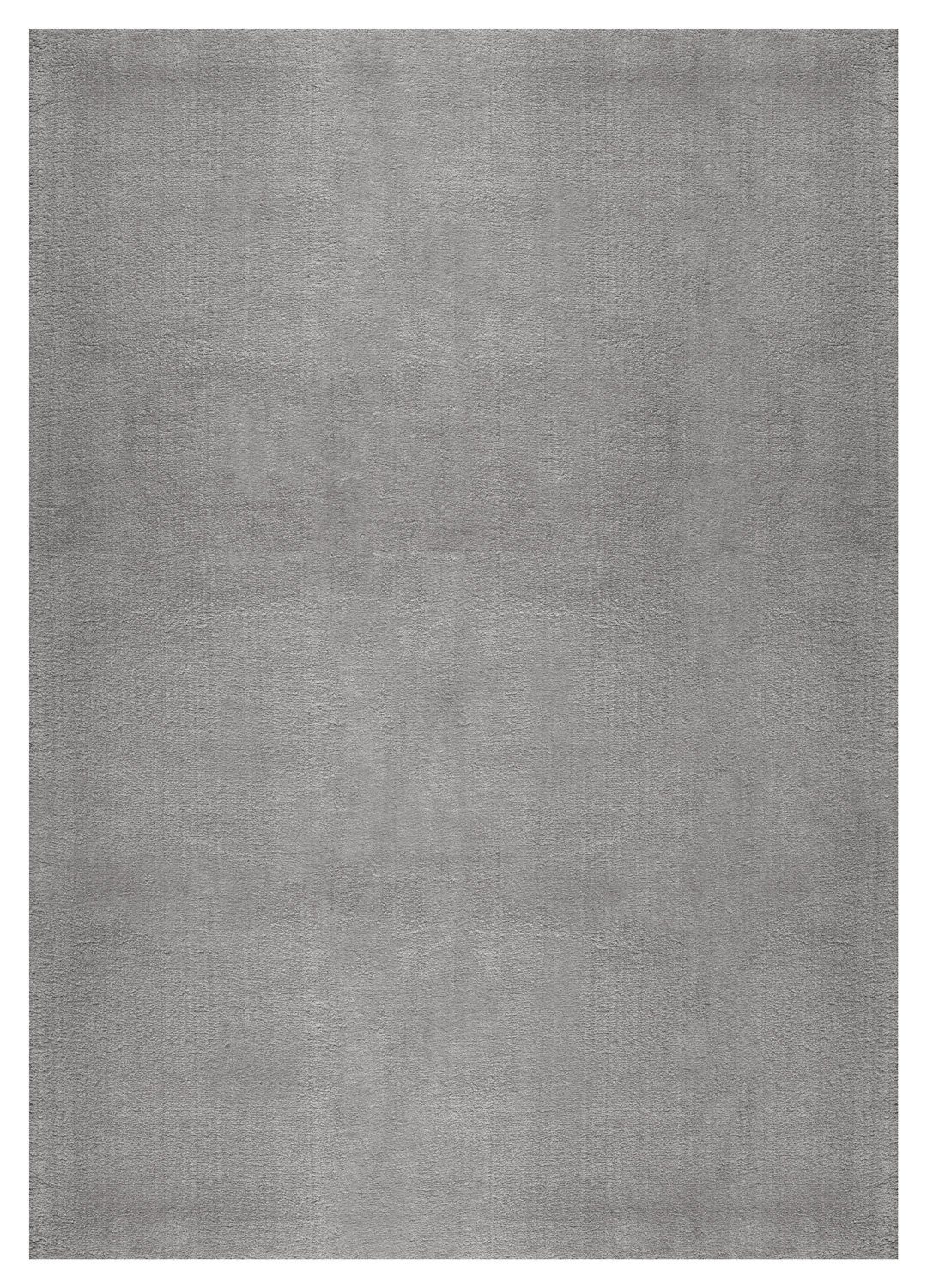 Hochflor-Teppich LOFT, 160 x 230 cm, Sandfarben, Polyester, Uni, merinos, rechteckig, Höhe: 19 mm, Rutschhemmend