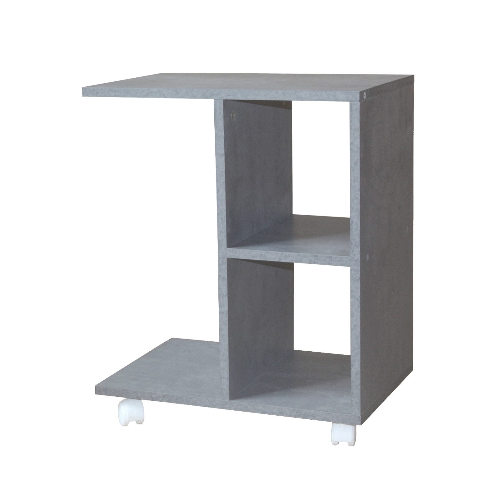 HTI-Living Beistelltisch Beistelltisch auf Rollen Thekla Beton (Stück, 1-St günstig online kaufen