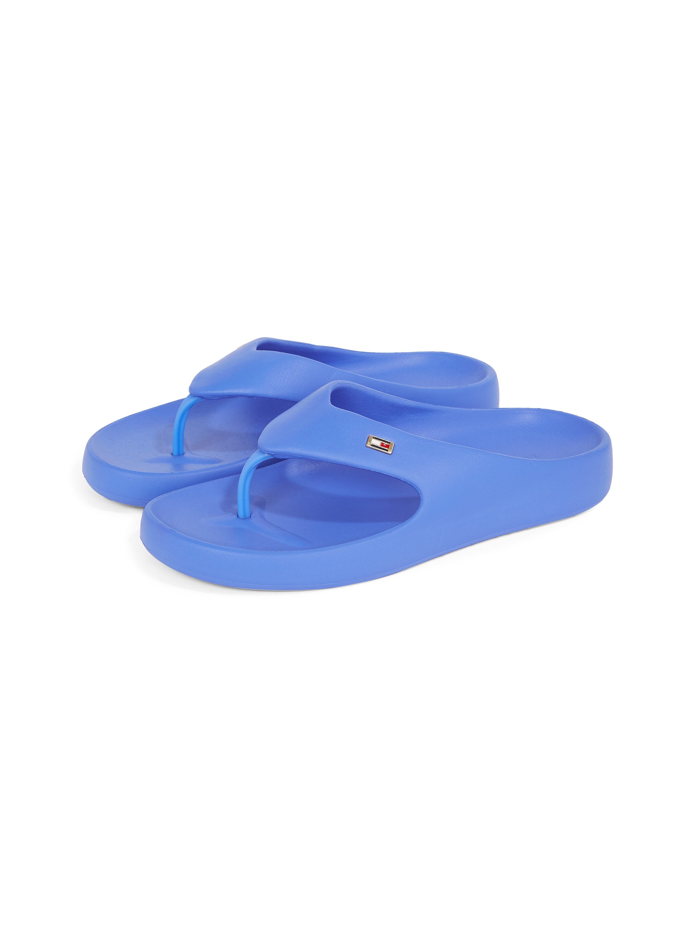 Tommy Hilfiger TH COMFORT BEACH SANDAL Zehentrenner, Dianette, Sommerschuh, Bequemschuh mit kleiner Logostickerei