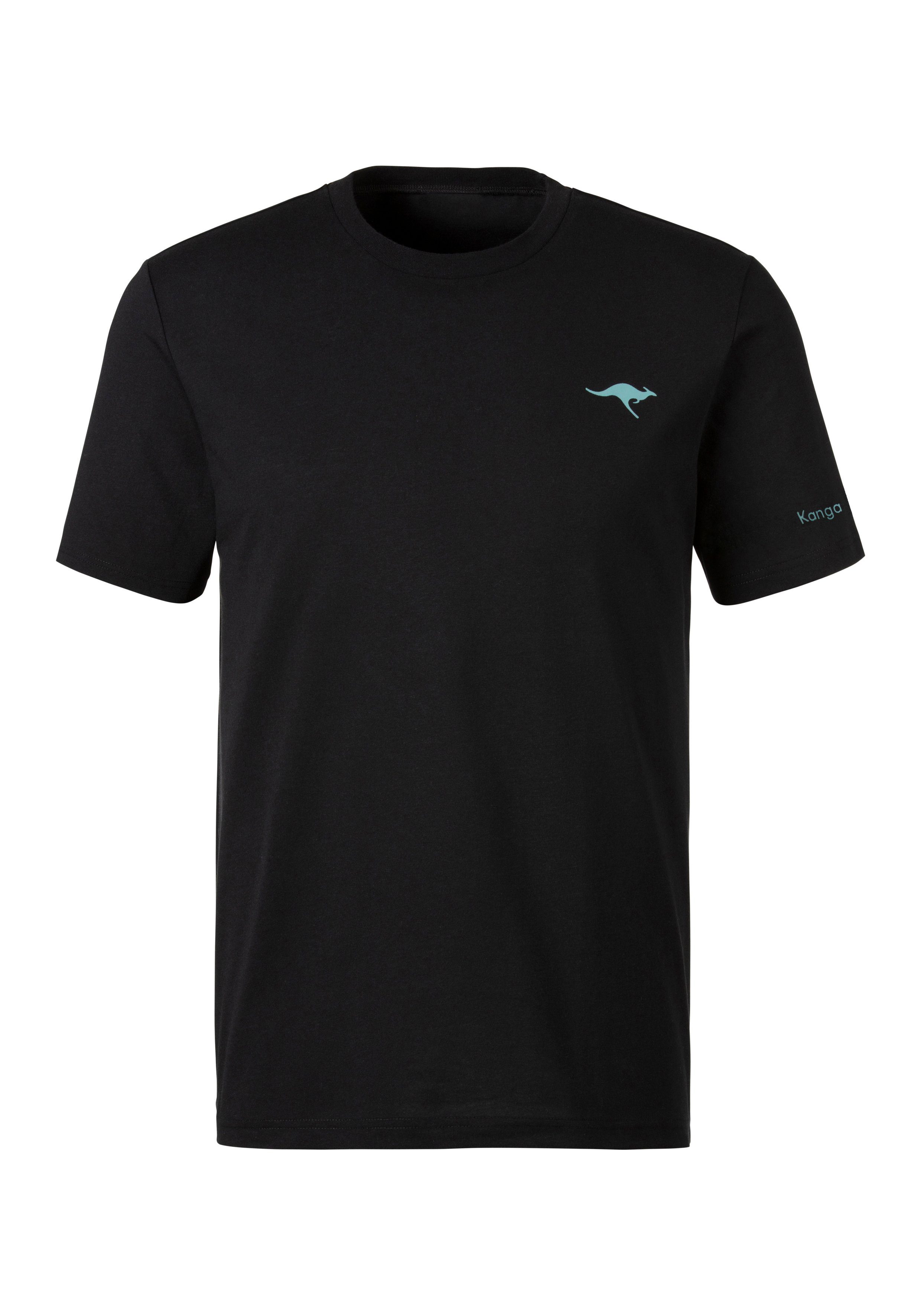 KangaROOS T-Shirt (2er-Pack) mit KangaROOS Print auf der Brust – Bild 4 von 5