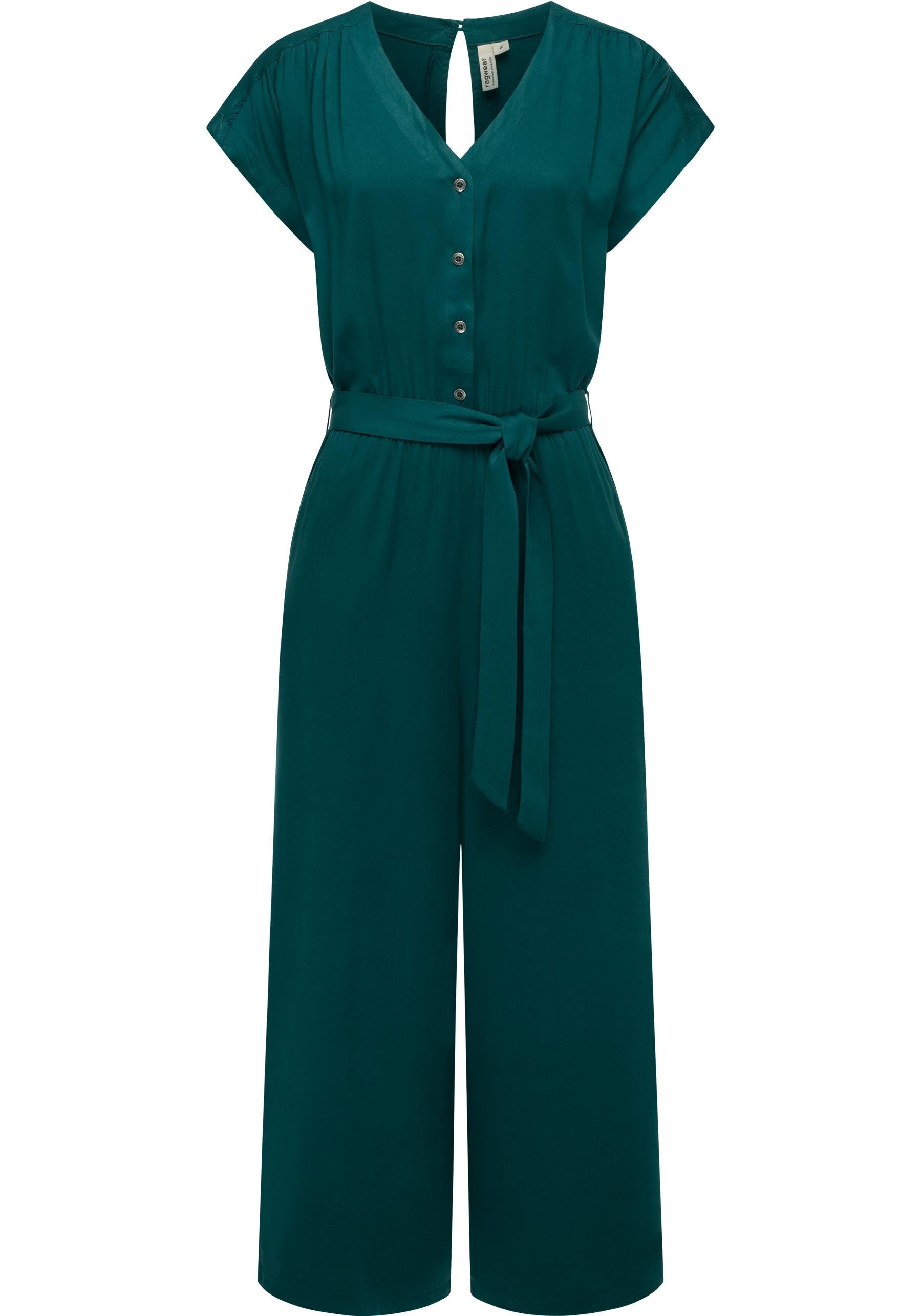 Ragwear Jumpsuit Glina Langer Damen Overall mit Bindegürtel an der Taille günstig online kaufen