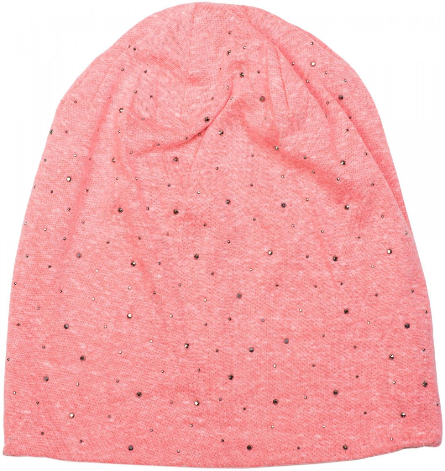 styleBREAKER Beanie Beanie mit Strass Nieten Applikation (1-St)