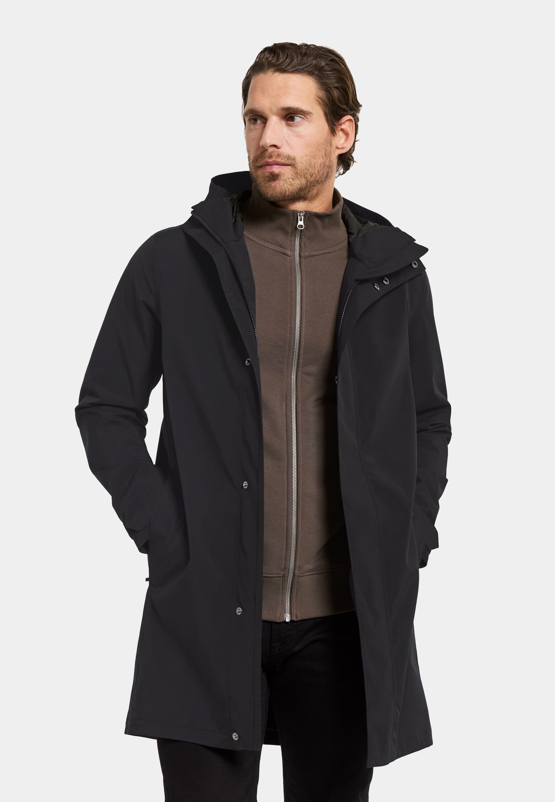 Didriksons Parka George Parka mit Kapuze mit Taschen