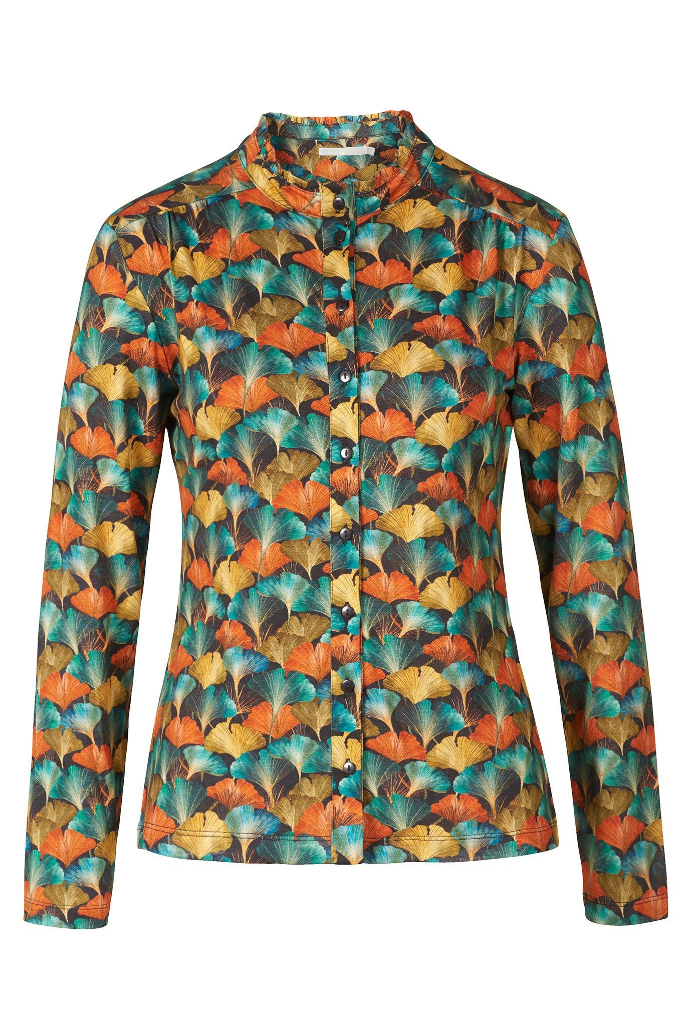 Himalaya Clothing Langarmbluse Damen Jerseybluse hochgeschlossen aus Viskos günstig online kaufen